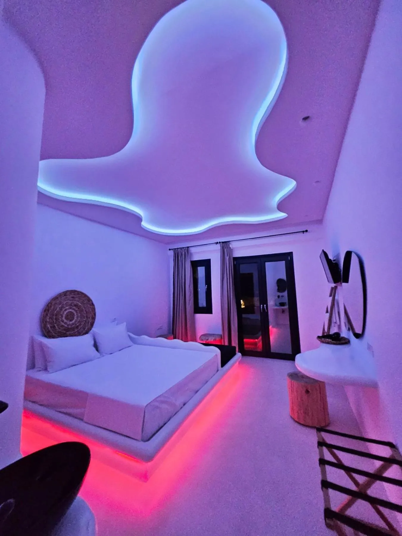 Photo of the whole room, Bed in ELLI TROPiCAL LUXURY SUITES SUNSET-INFINITY POOL- SEA SIDE-NEAR CENTER PARKING