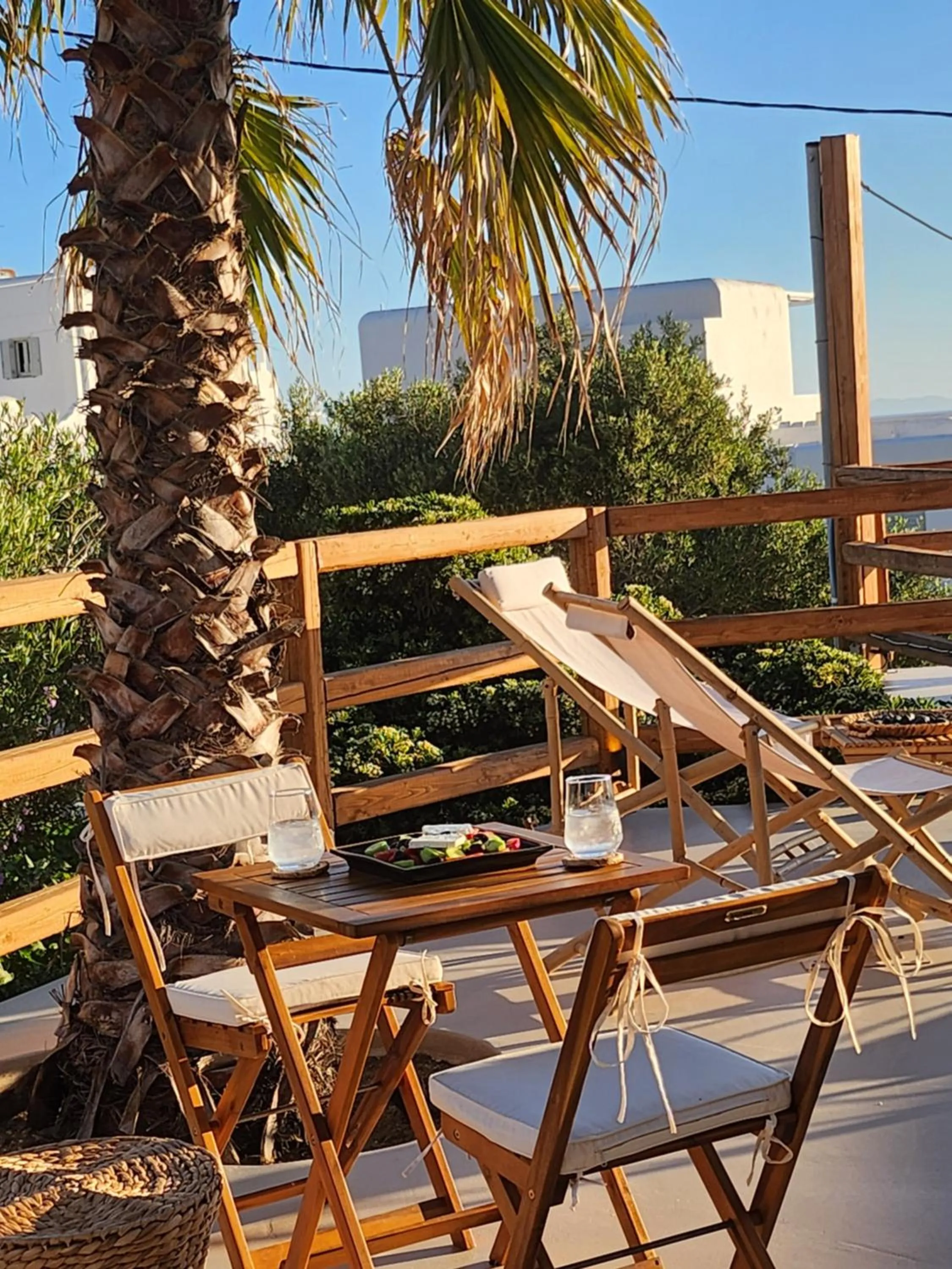 Breakfast in ELLI TROPiCAL LUXURY SUITES SUNSET-INFINITY POOL- SEA SIDE-NEAR CENTER PARKING