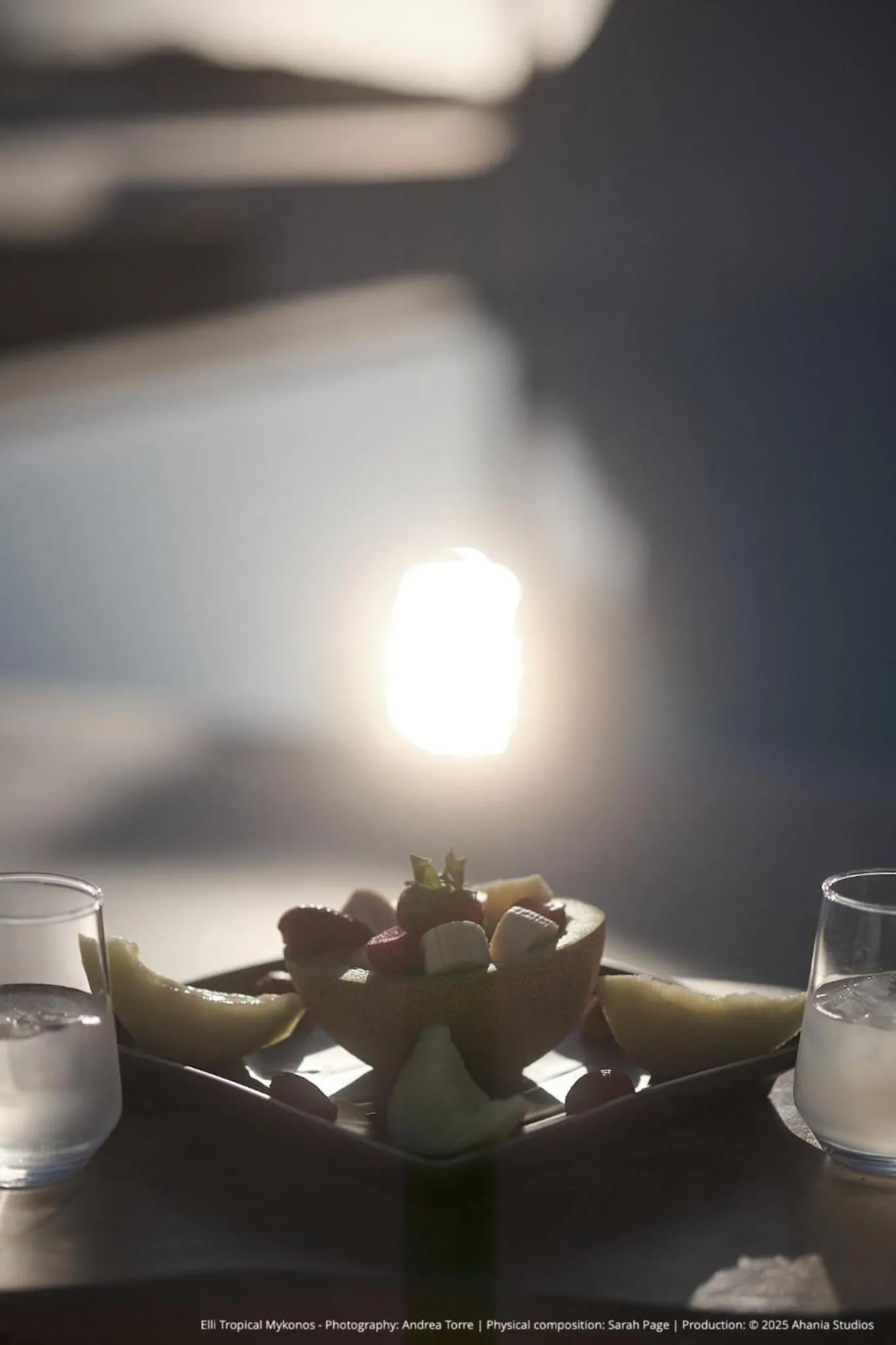 Food and drinks in ELLI TROPiCAL LUXURY SUITES SUNSET-INFINITY POOL- SEA SIDE-NEAR CENTER PARKING