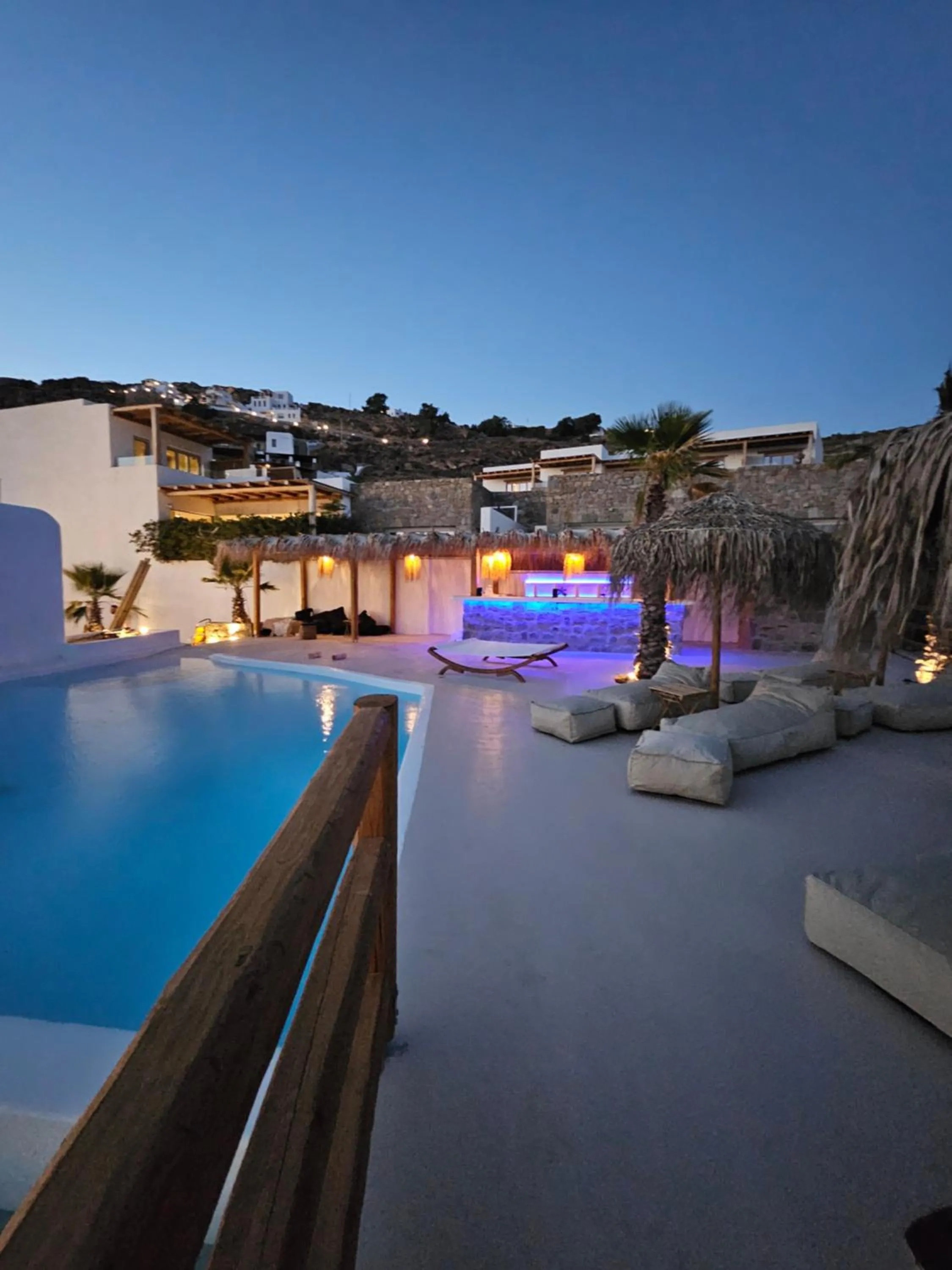 Swimming pool in ELLI TROPiCAL LUXURY SUITES SUNSET-INFINITY POOL- SEA SIDE-NEAR CENTER PARKING