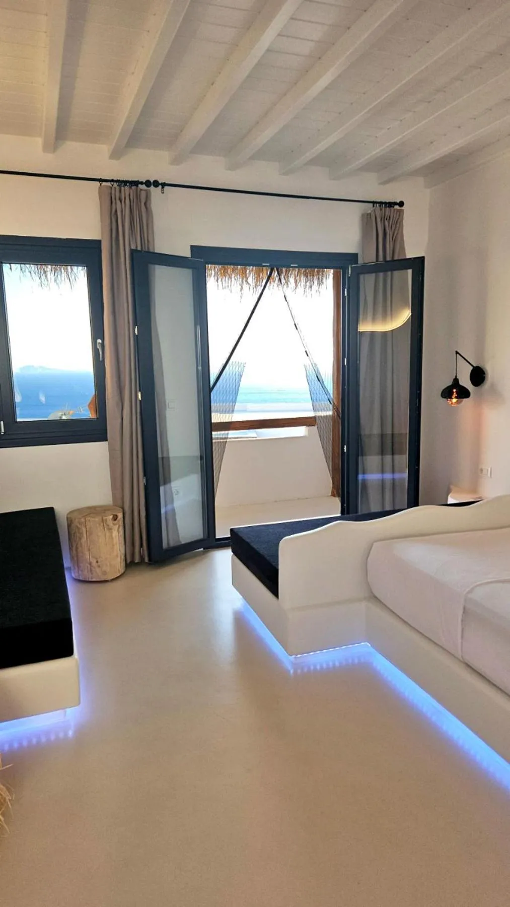 Photo of the whole room, Bed in ELLI TROPiCAL LUXURY SUITES SUNSET-INFINITY POOL- SEA SIDE-NEAR CENTER PARKING