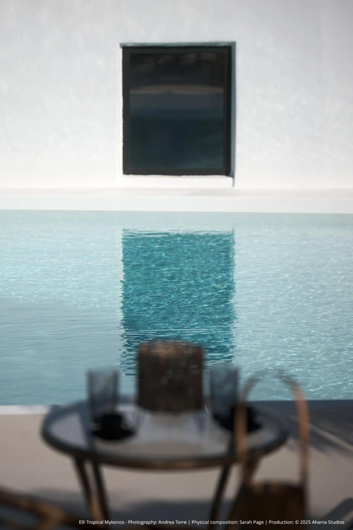 Swimming pool in ELLI TROPiCAL LUXURY SUITES SUNSET-INFINITY POOL- SEA SIDE-NEAR CENTER PARKING