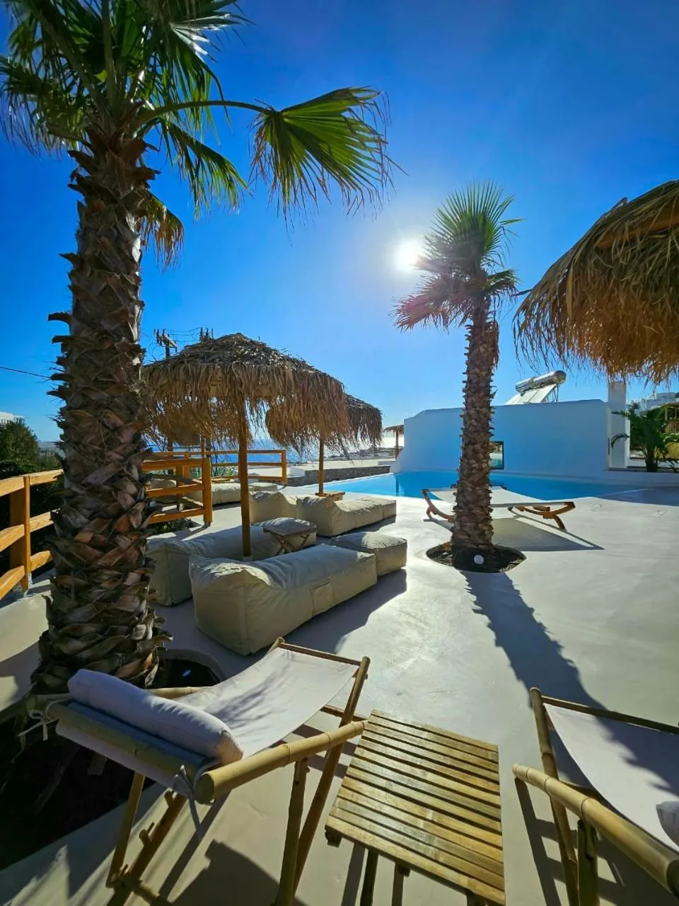 Swimming pool in ELLI TROPiCAL LUXURY SUITES SUNSET-INFINITY POOL- SEA SIDE-NEAR CENTER PARKING