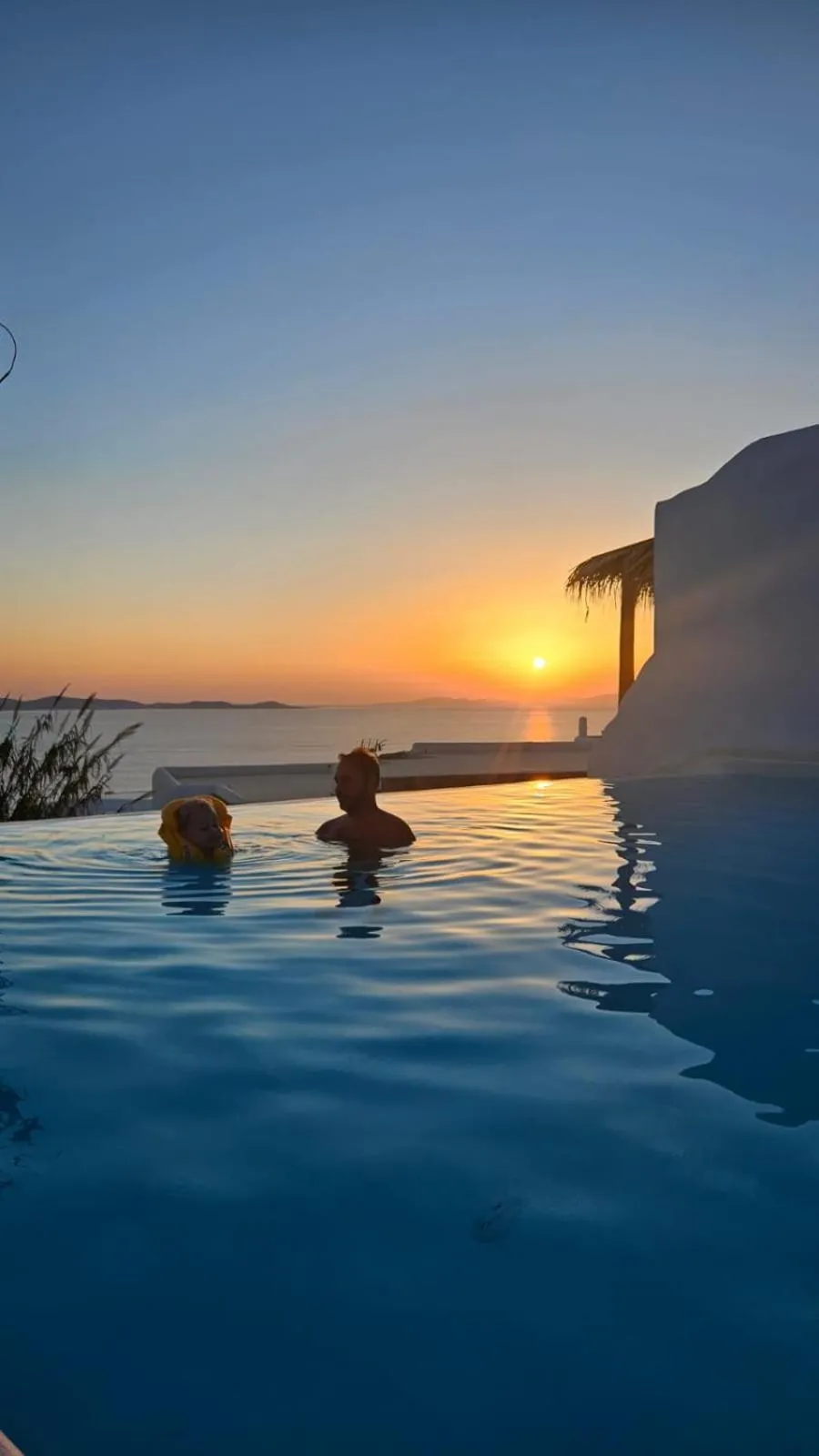 Sea view in ELLI TROPiCAL LUXURY SUITES SUNSET-INFINITY POOL- SEA SIDE-NEAR CENTER PARKING
