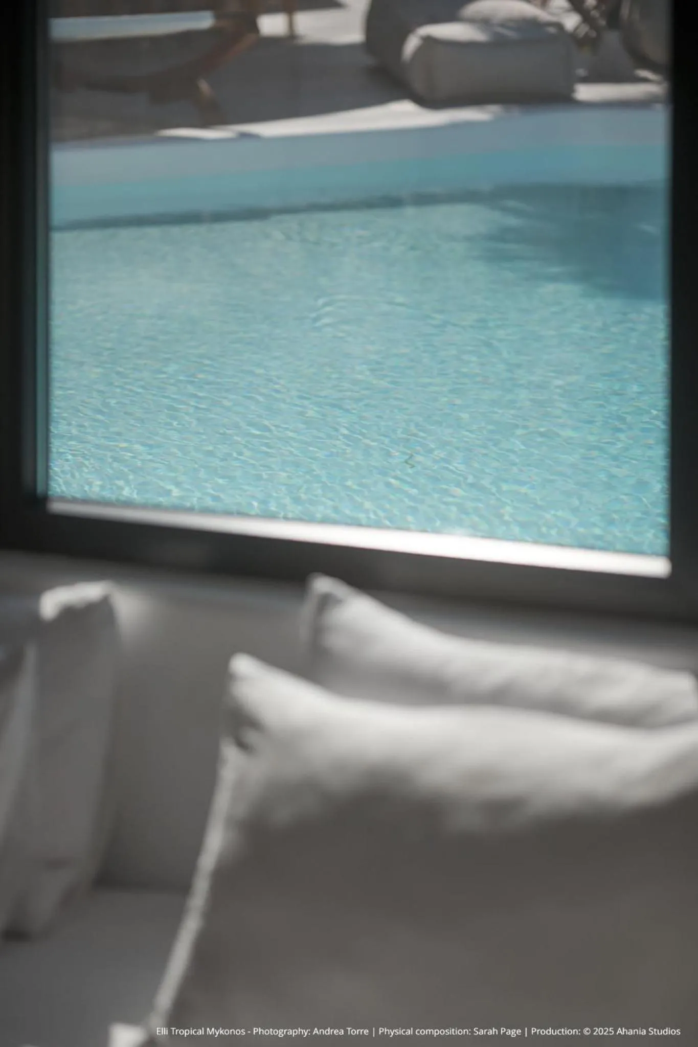 Pool view in ELLI TROPiCAL LUXURY SUITES SUNSET-INFINITY POOL- SEA SIDE-NEAR CENTER PARKING