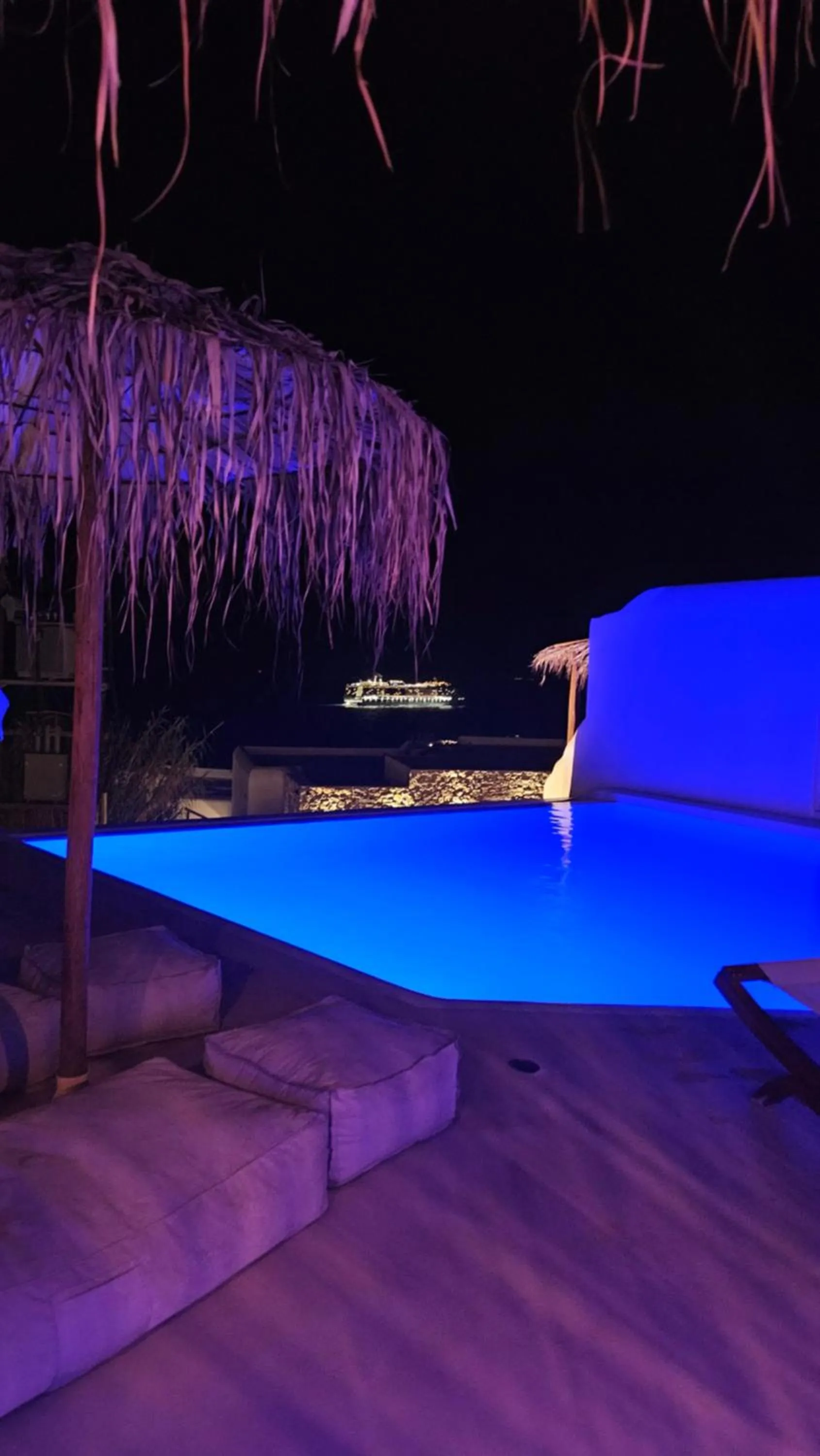 Swimming pool in ELLI TROPiCAL LUXURY SUITES SUNSET-INFINITY POOL- SEA SIDE-NEAR CENTER PARKING