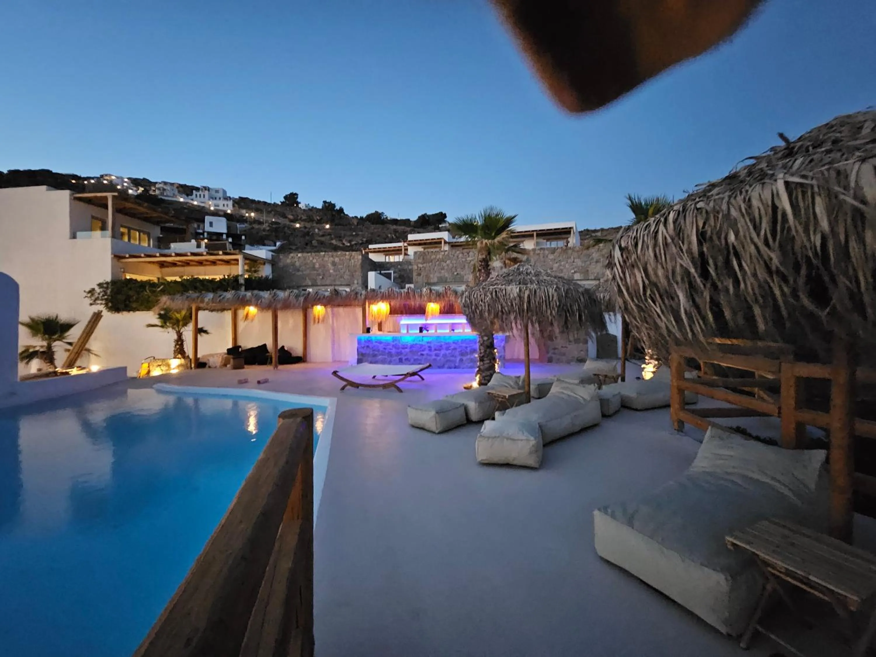 Swimming pool in ELLI TROPiCAL LUXURY SUITES SUNSET-INFINITY POOL- SEA SIDE-NEAR CENTER PARKING