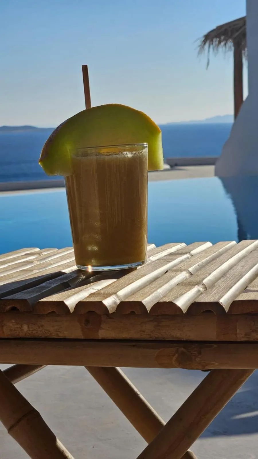 Drinks in ELLI TROPiCAL LUXURY SUITES SUNSET-INFINITY POOL- SEA SIDE-NEAR CENTER PARKING