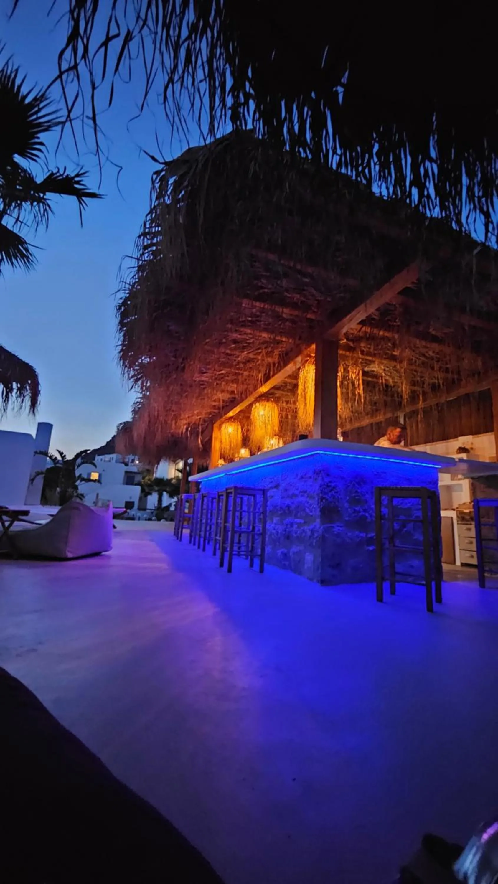 Patio in ELLI TROPiCAL LUXURY SUITES SUNSET-INFINITY POOL- SEA SIDE-NEAR CENTER PARKING