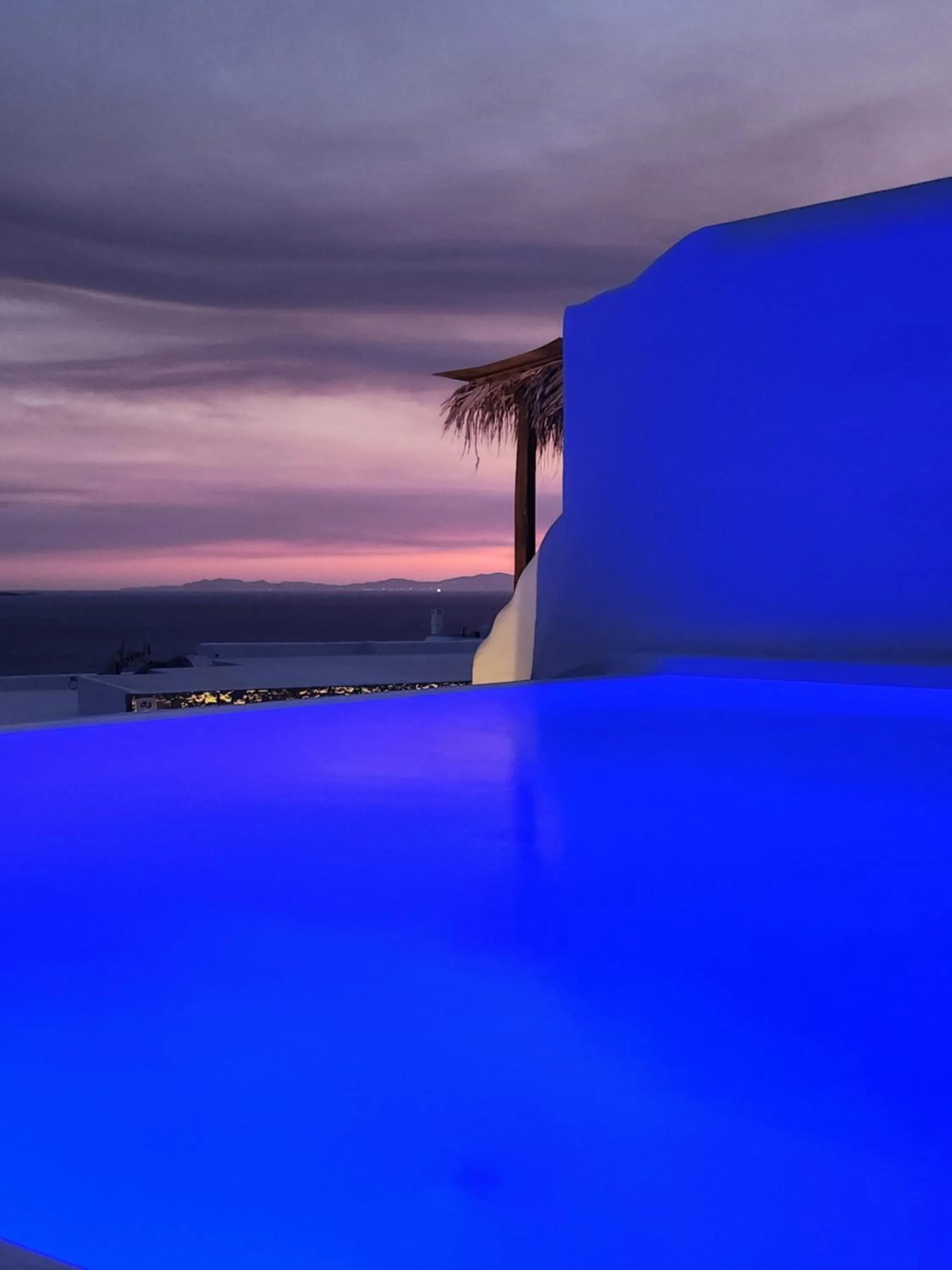 Swimming pool in ELLI TROPiCAL LUXURY SUITES SUNSET-INFINITY POOL- SEA SIDE-NEAR CENTER PARKING