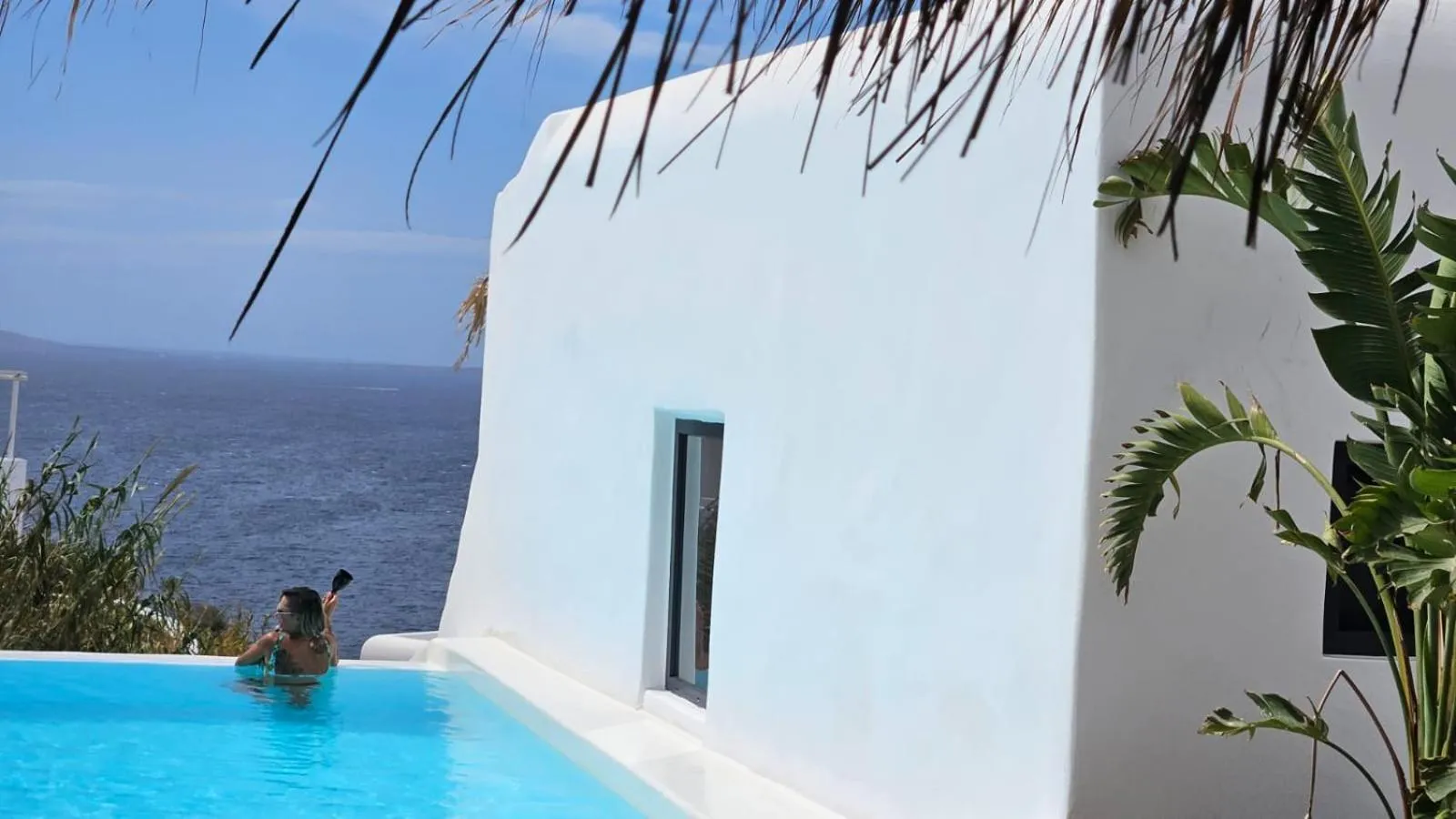 Sea view in ELLI TROPiCAL LUXURY SUITES SUNSET-INFINITY POOL- SEA SIDE-NEAR CENTER PARKING