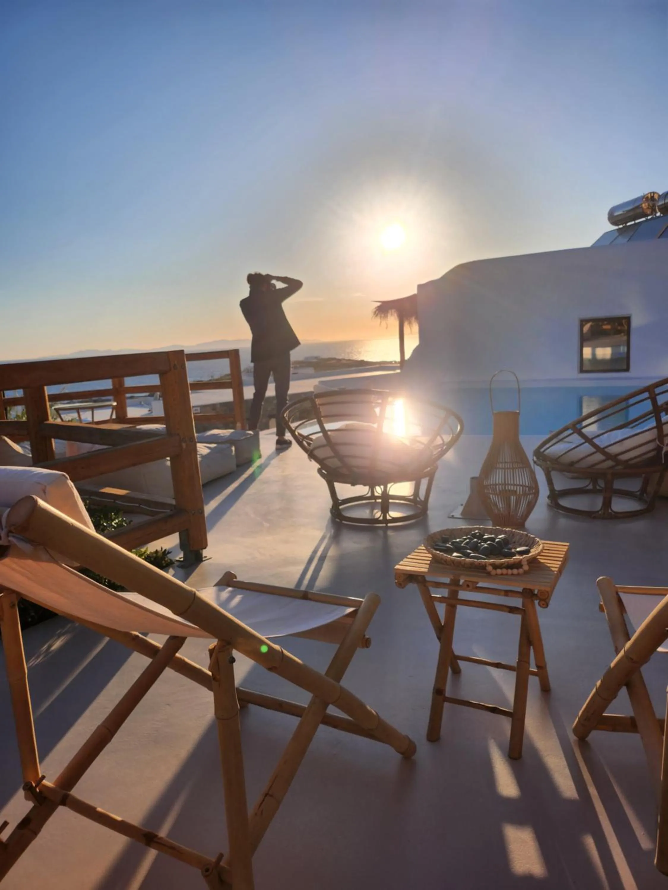 Sunset in ELLI TROPiCAL LUXURY SUITES SUNSET-INFINITY POOL- SEA SIDE-NEAR CENTER PARKING