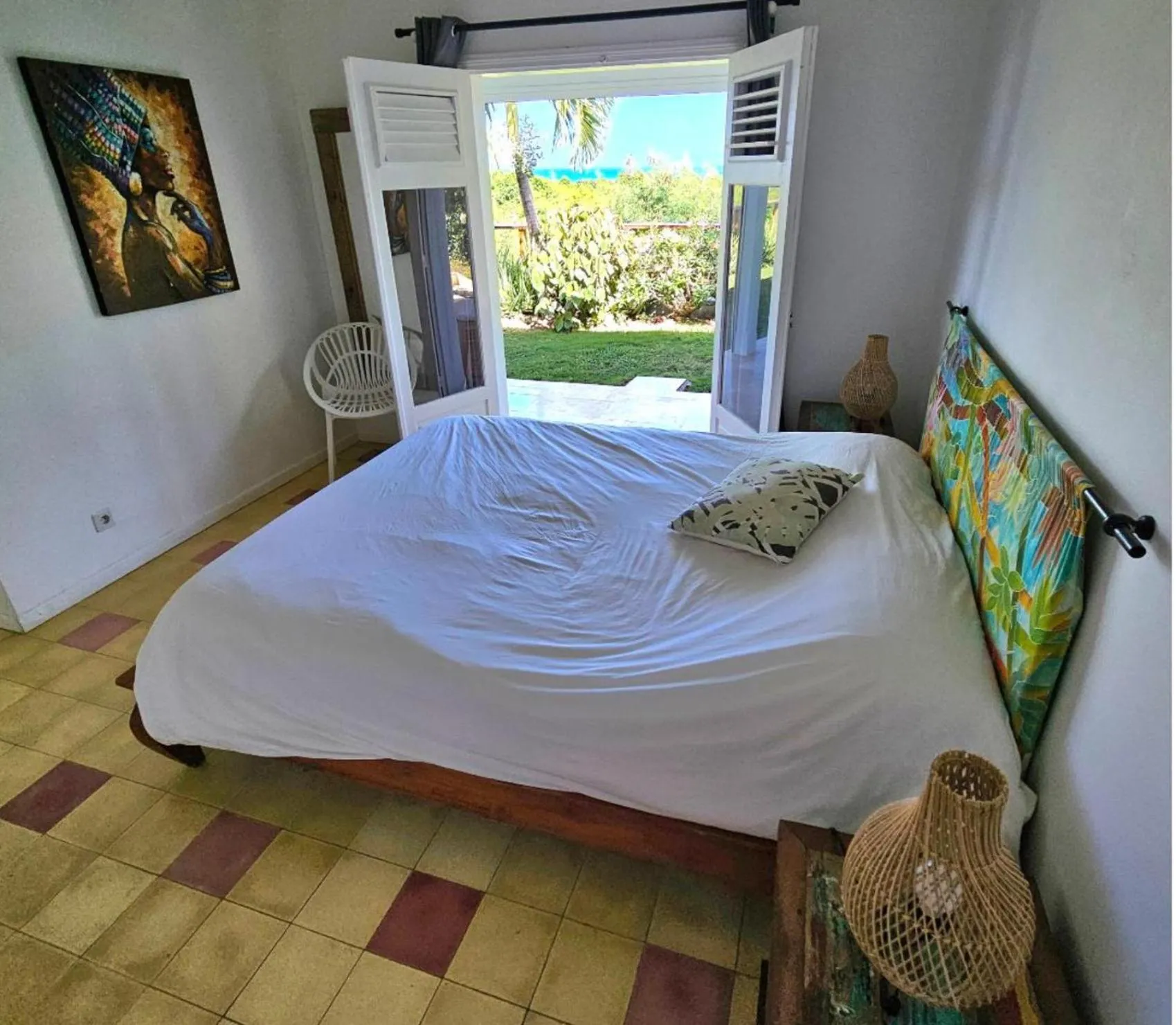 Bed in Villa Tarare