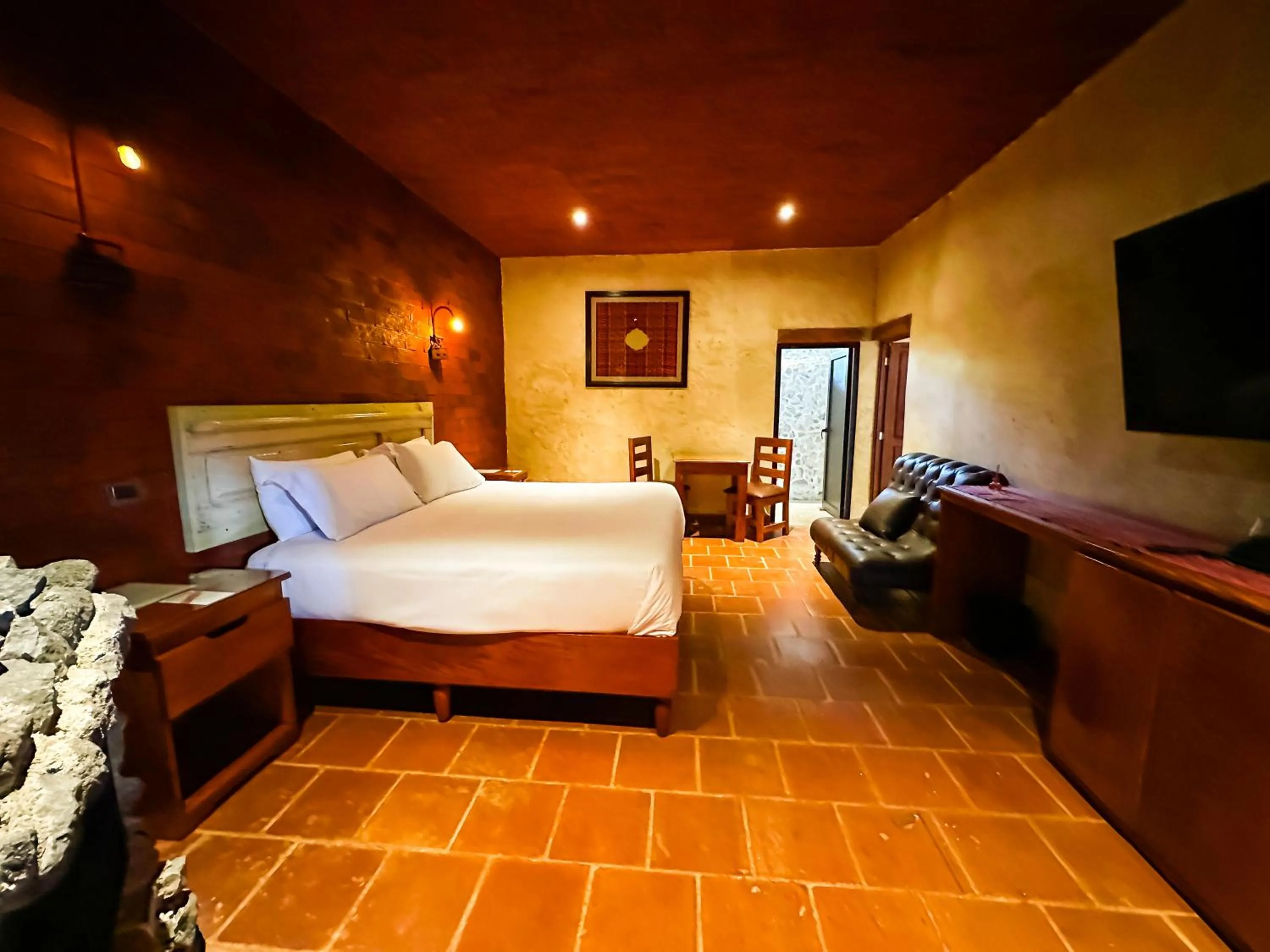 Bed in Le Suisse Spa