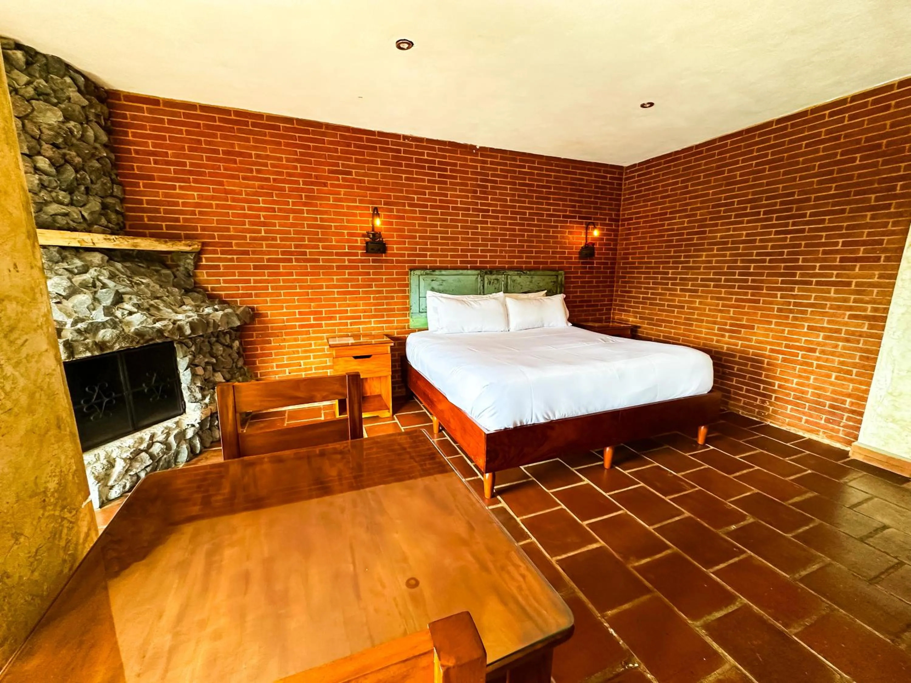 Bed in Le Suisse Spa