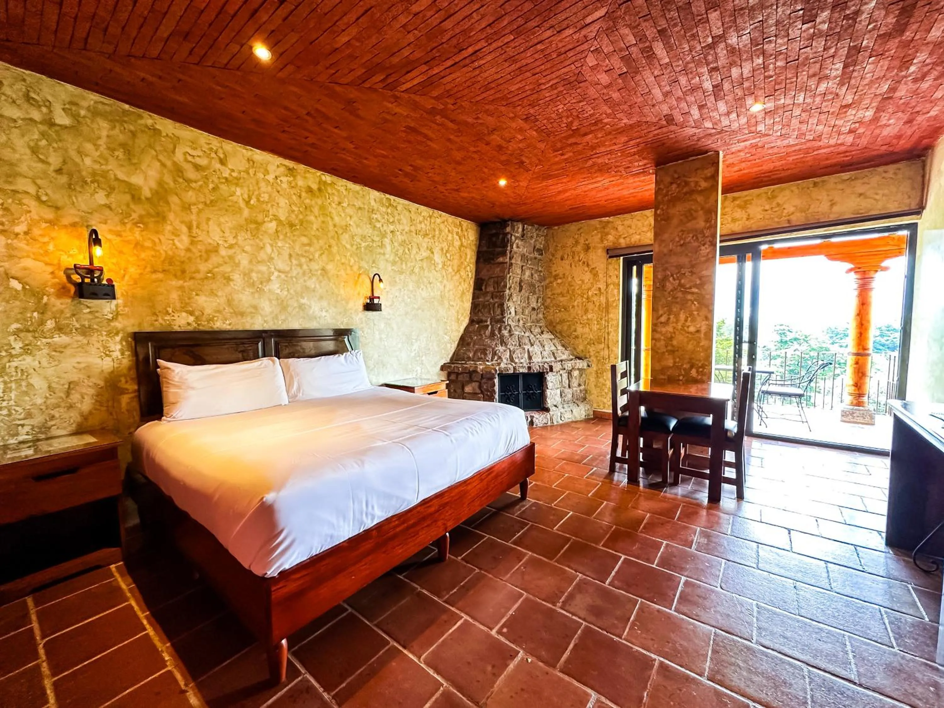 Bed in Le Suisse Spa