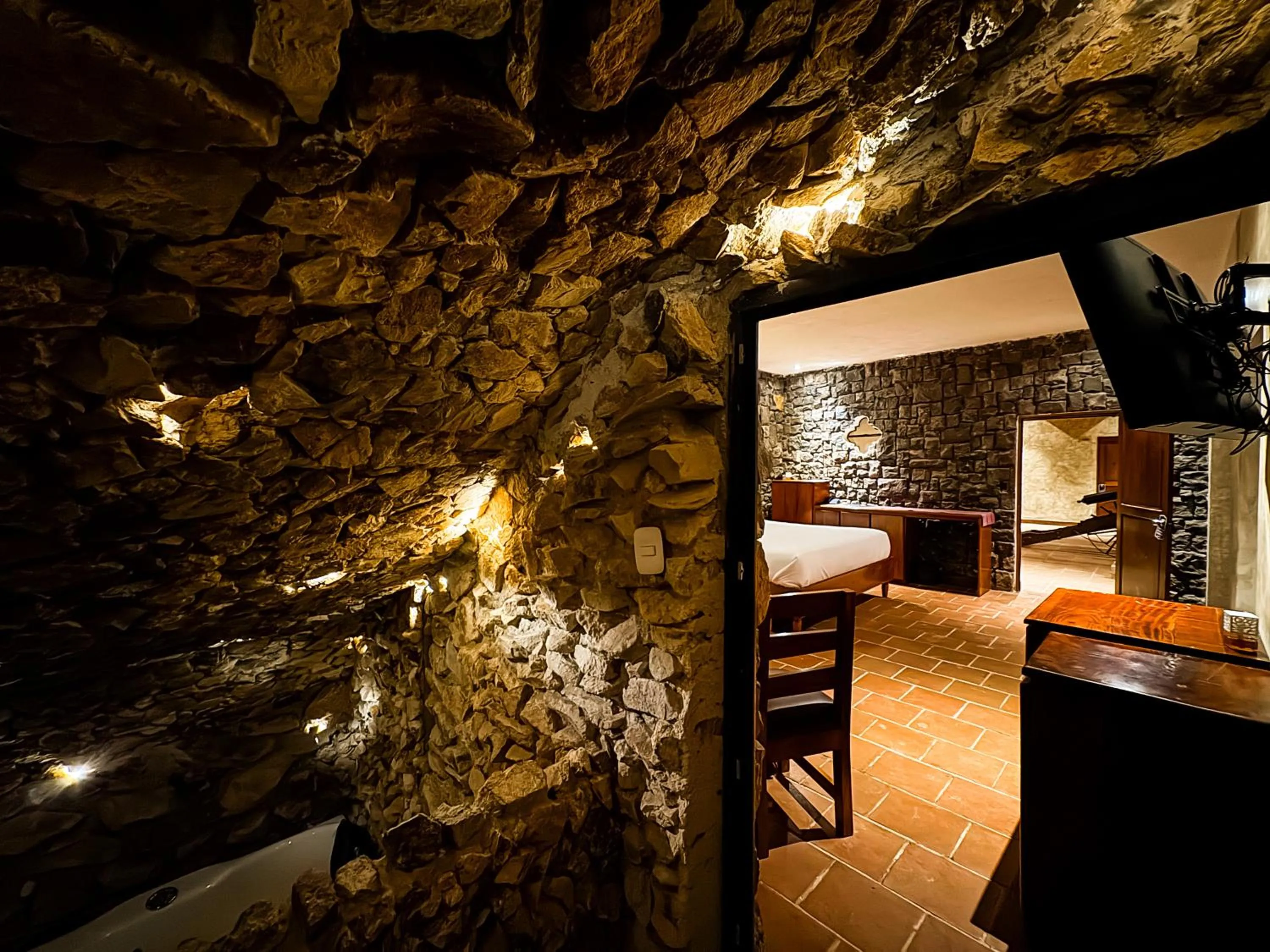 Bedroom in Le Suisse Spa