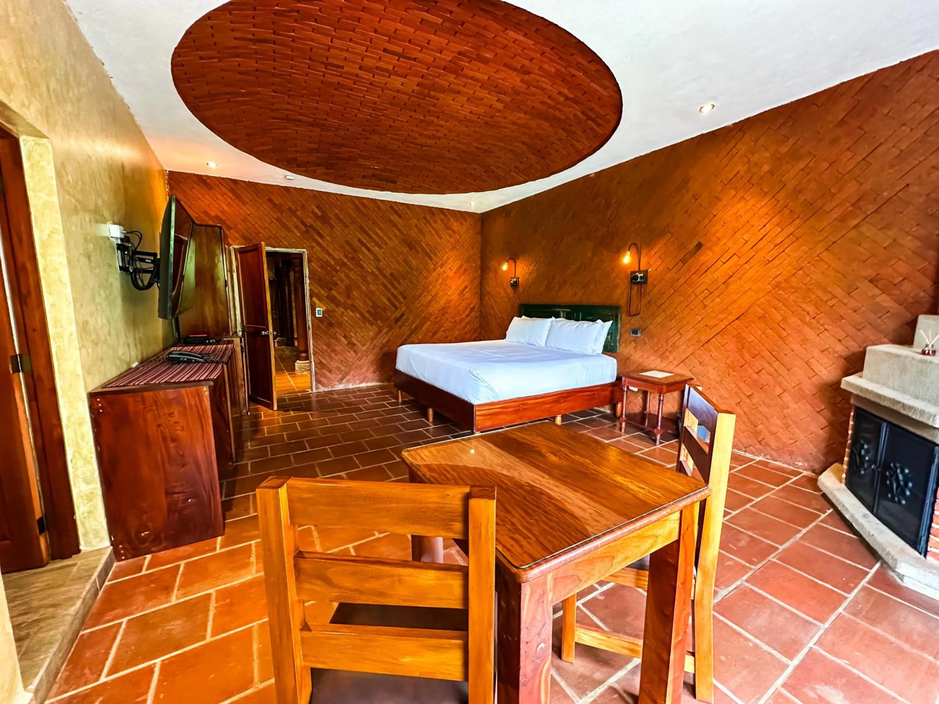 Bedroom in Le Suisse Spa