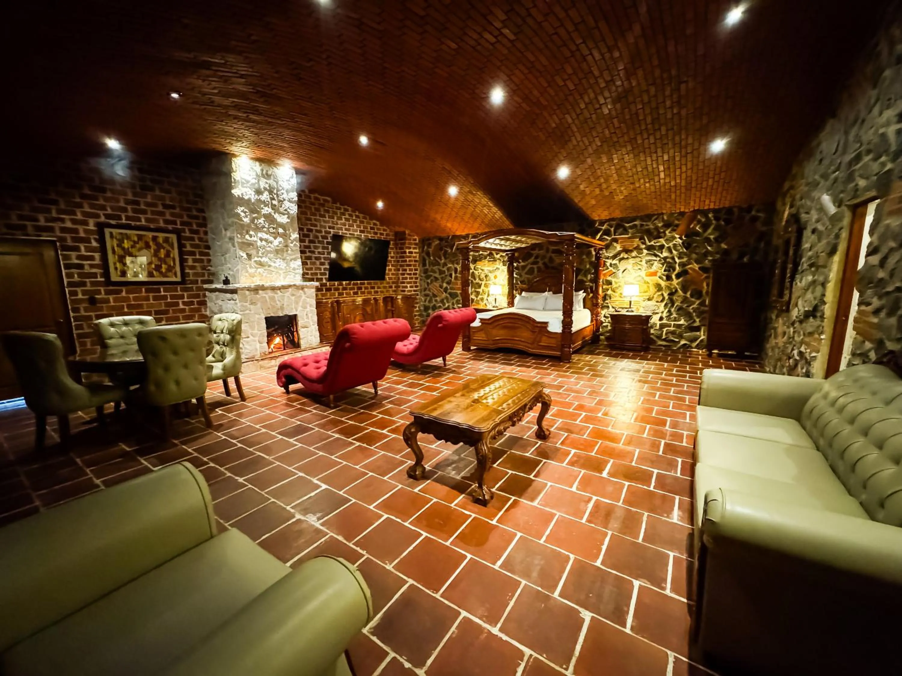 Bed in Le Suisse Spa