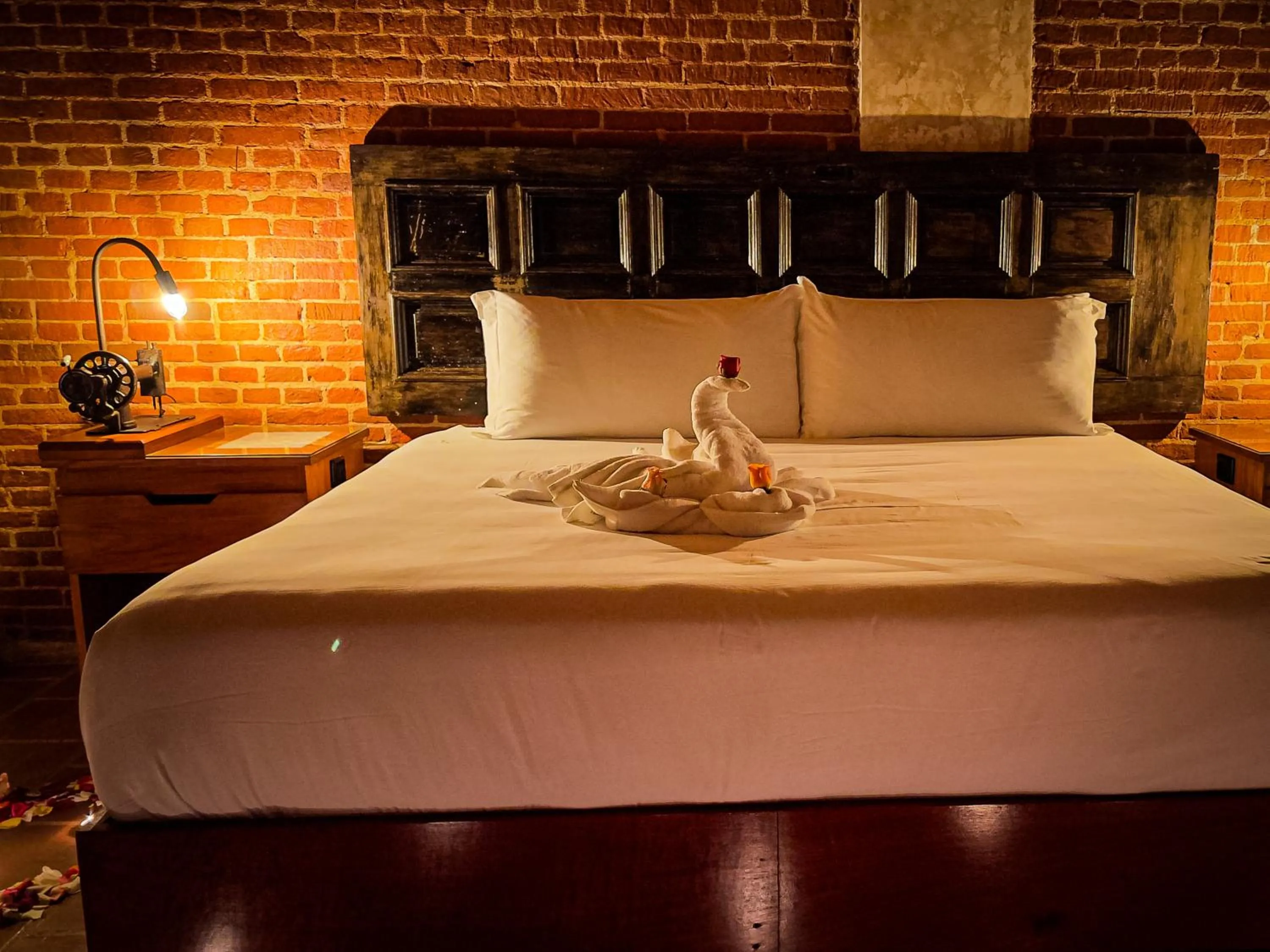 Bed in Le Suisse Spa