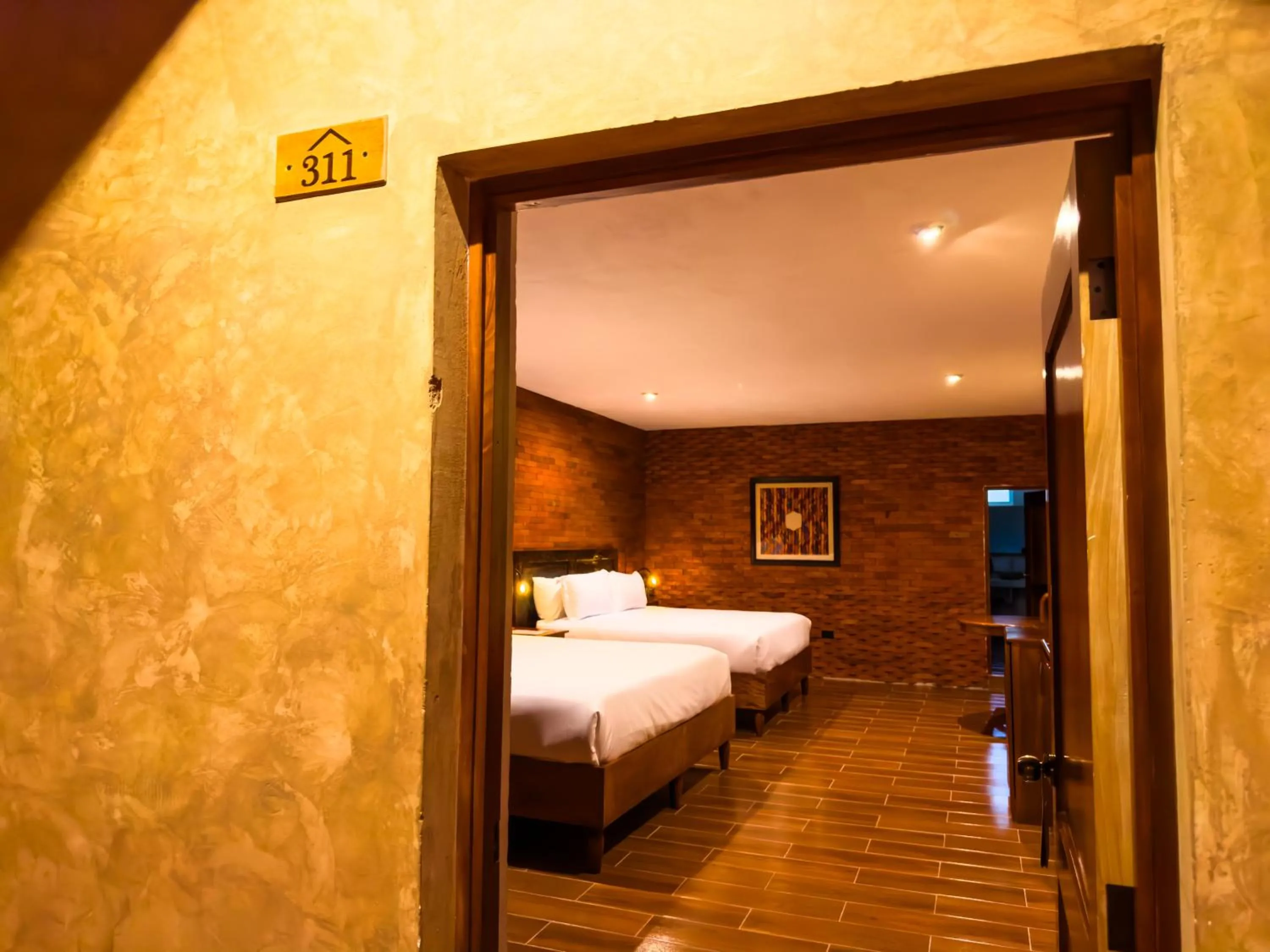 Bed in Le Suisse Spa