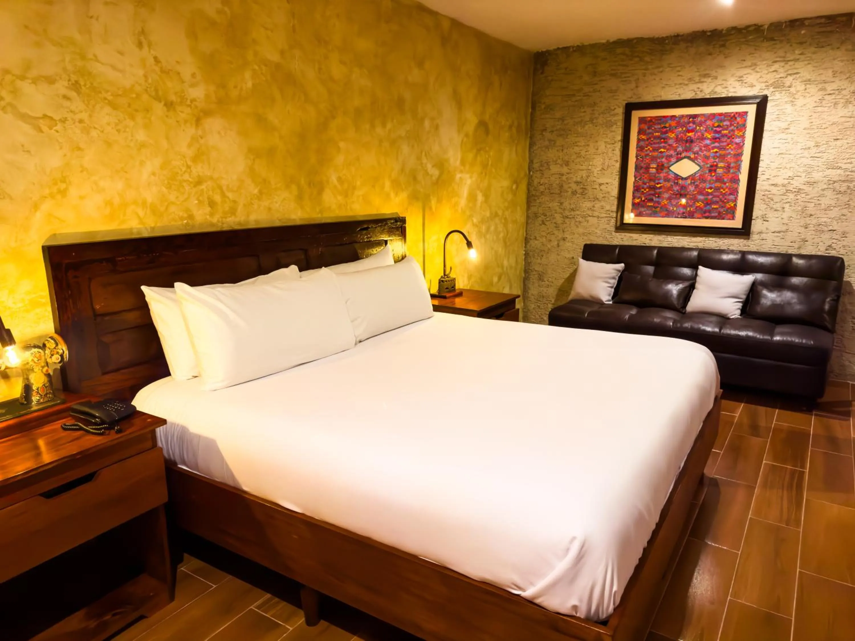 Bed in Le Suisse Spa