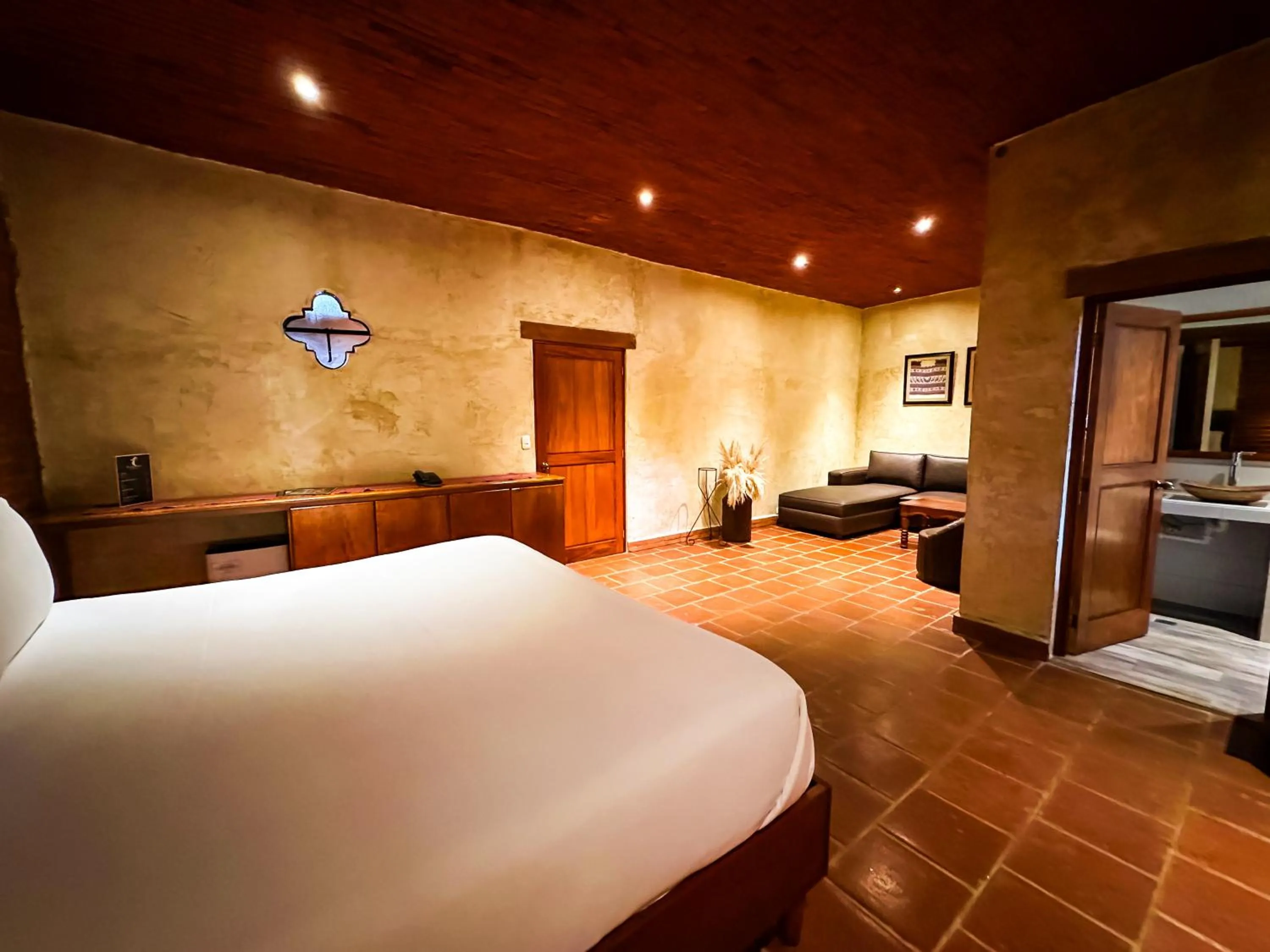 Bed in Le Suisse Spa