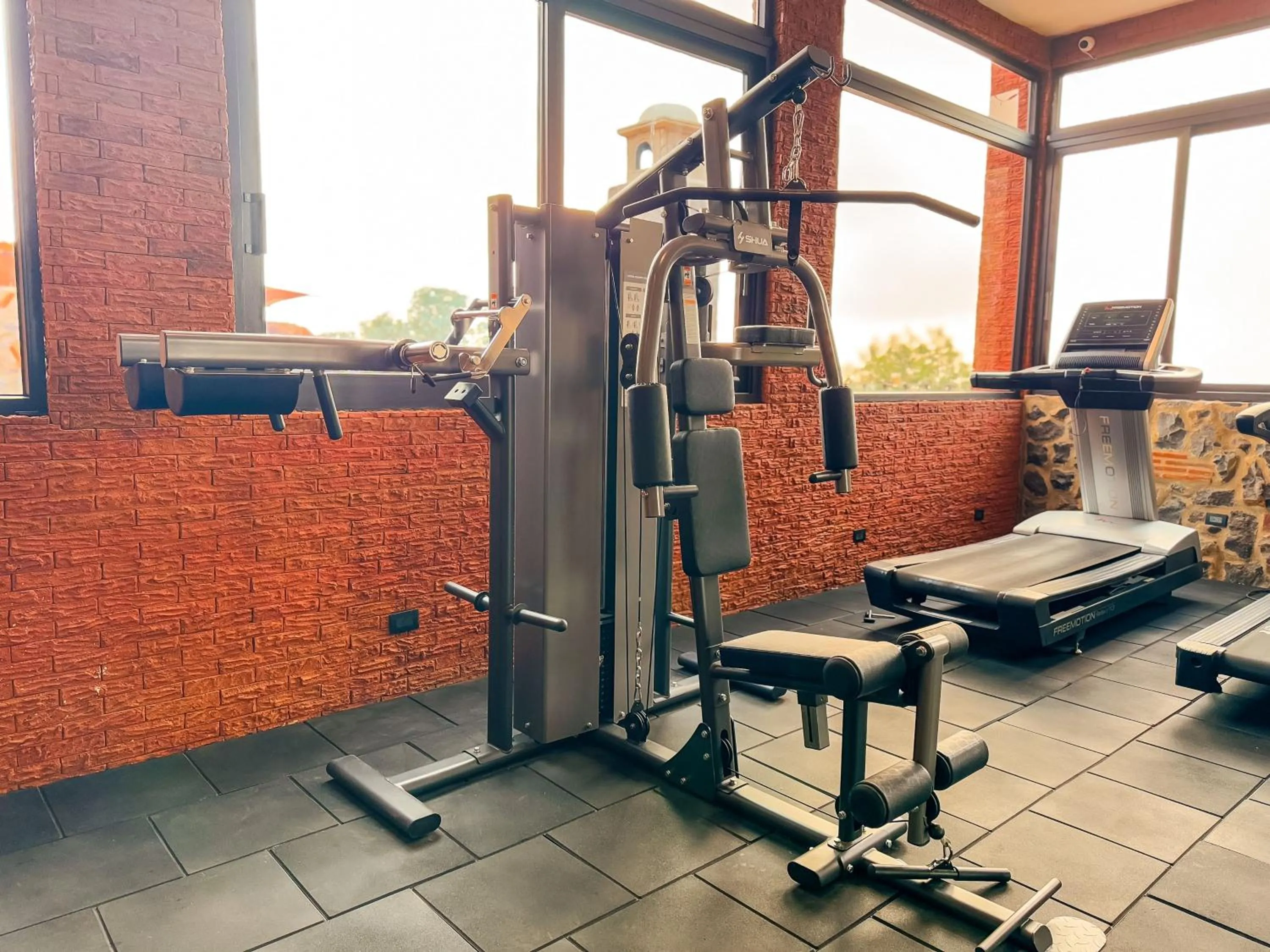 Fitness centre/facilities in Le Suisse Spa
