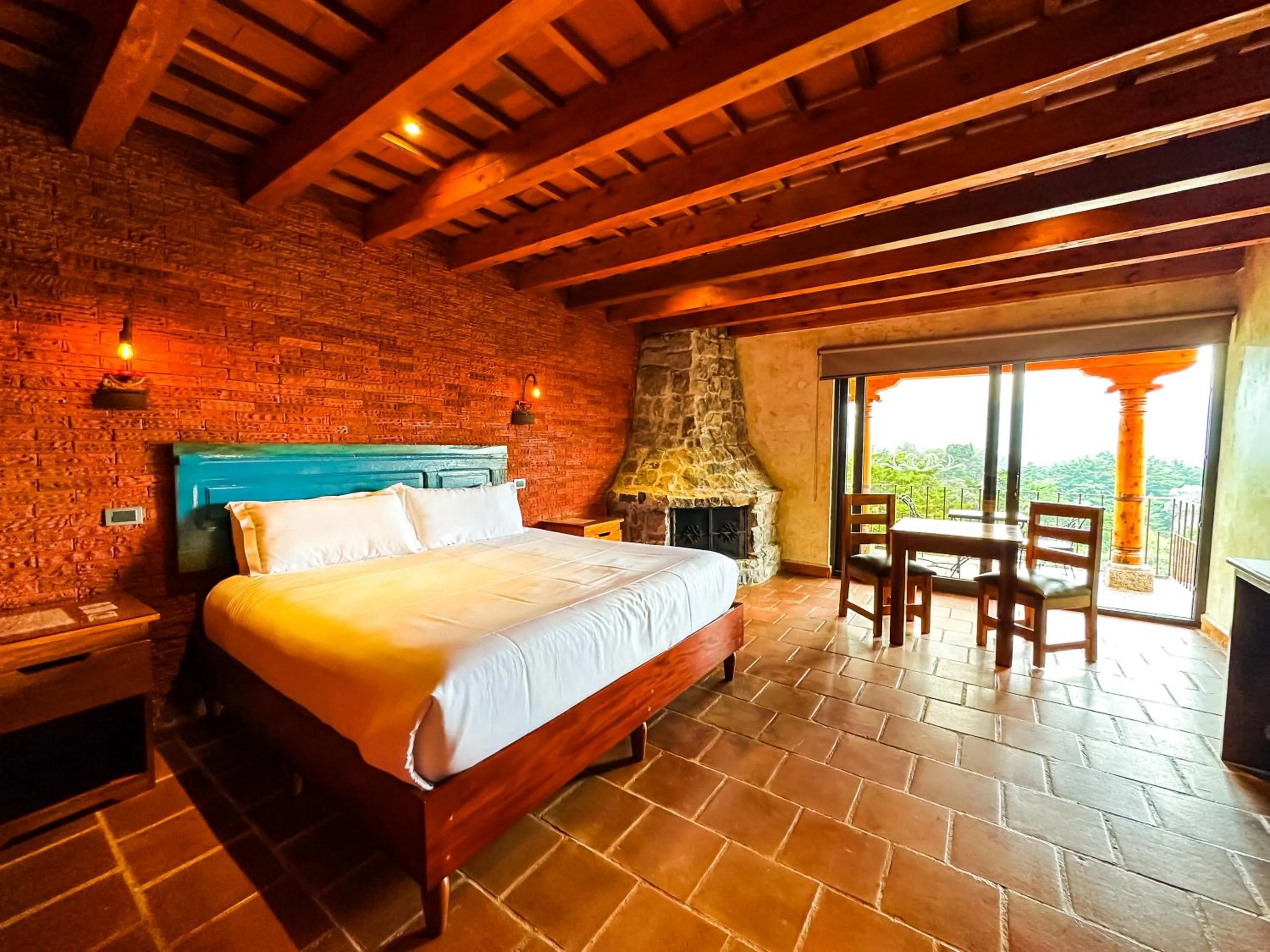 Bed in Le Suisse Spa
