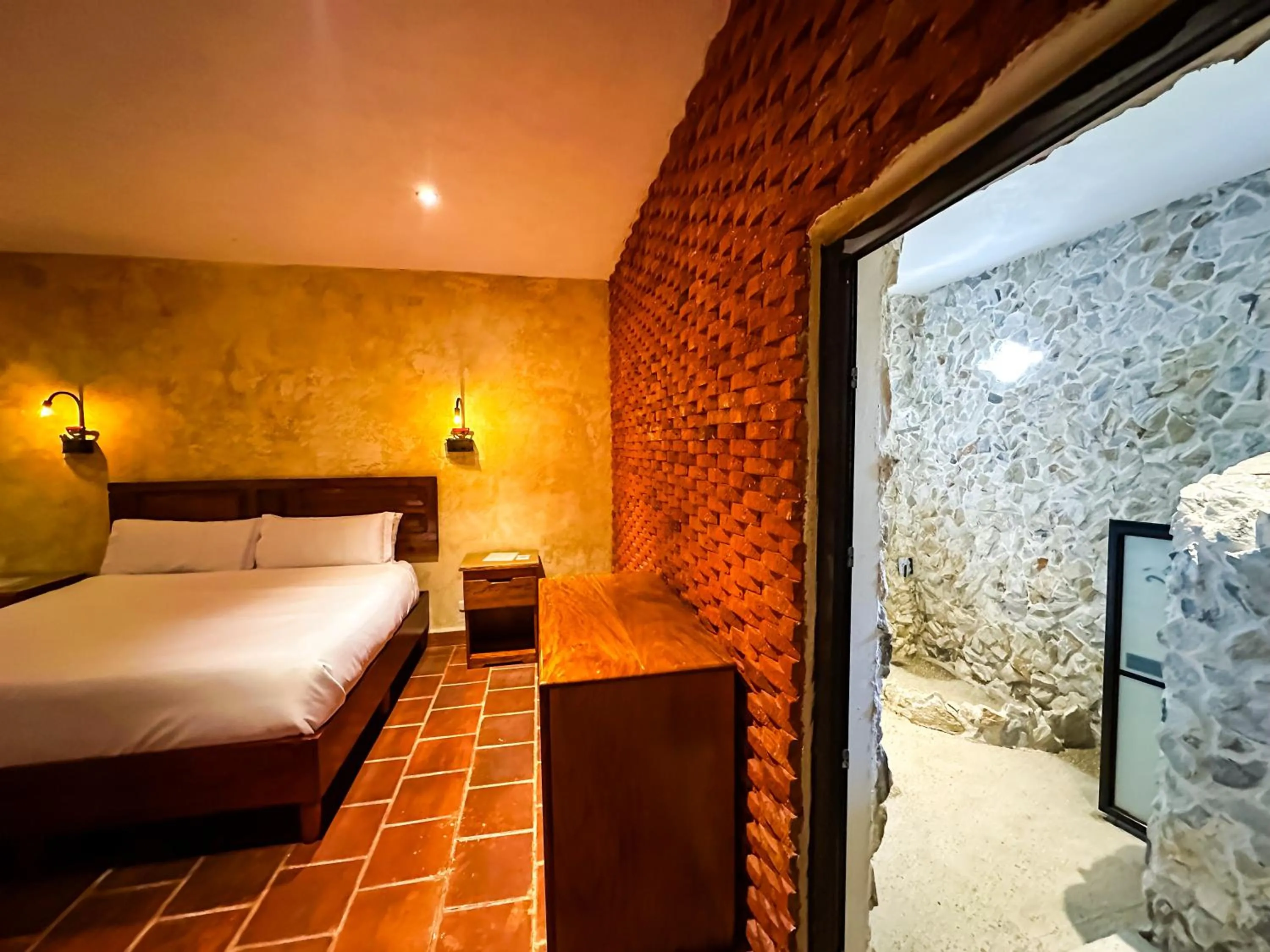Bed in Le Suisse Spa