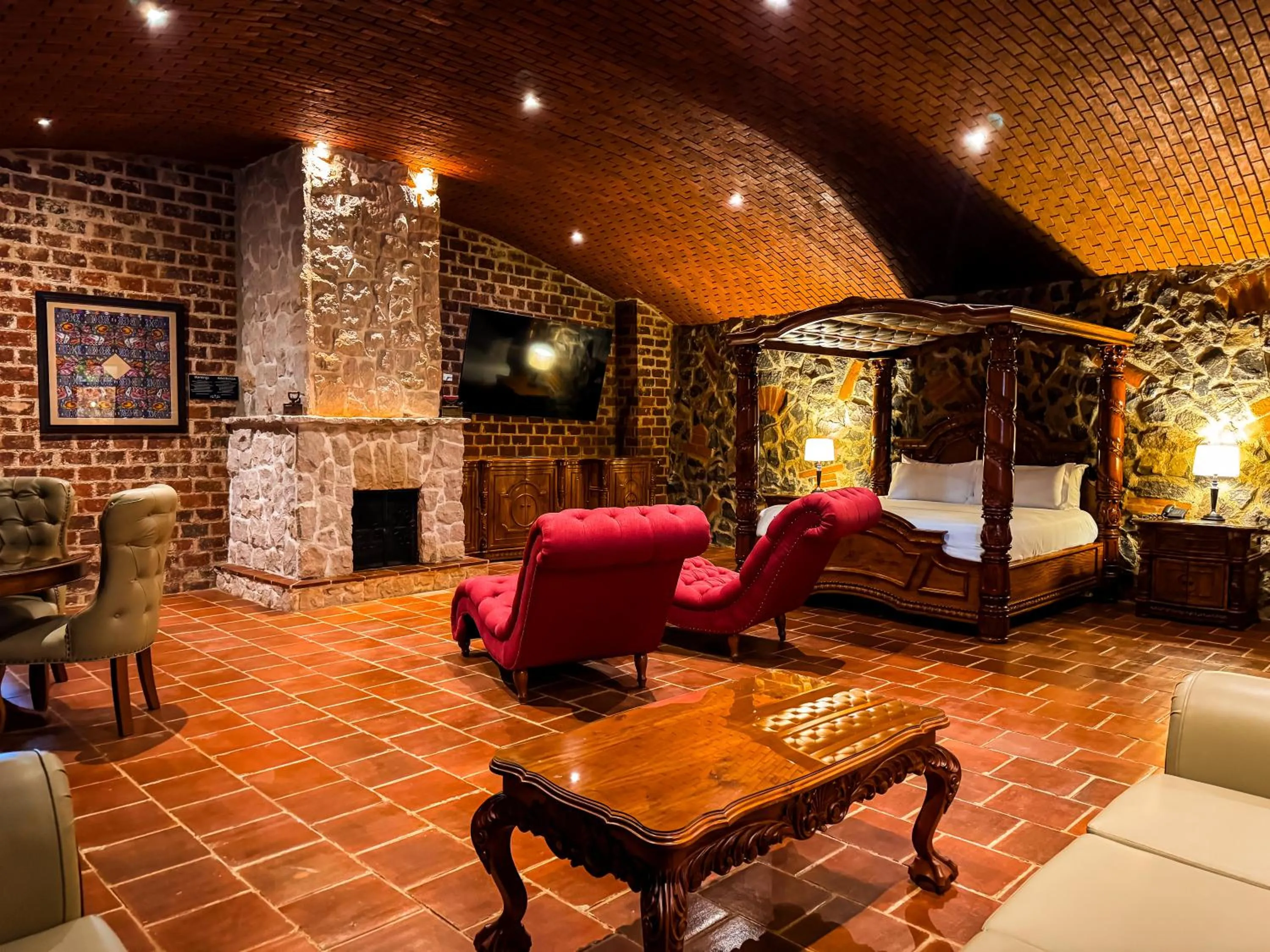 Bed in Le Suisse Spa