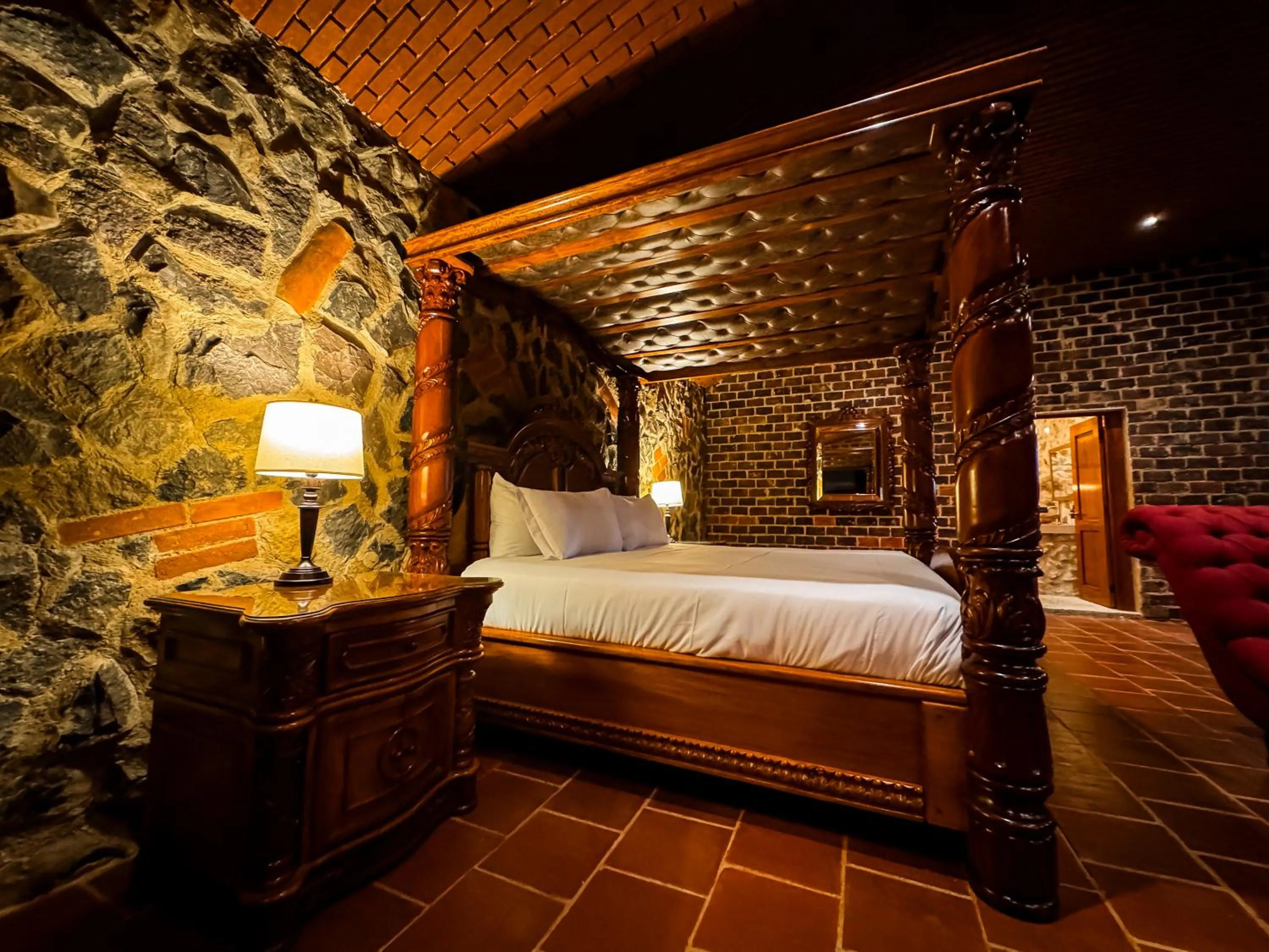 Bed in Le Suisse Spa