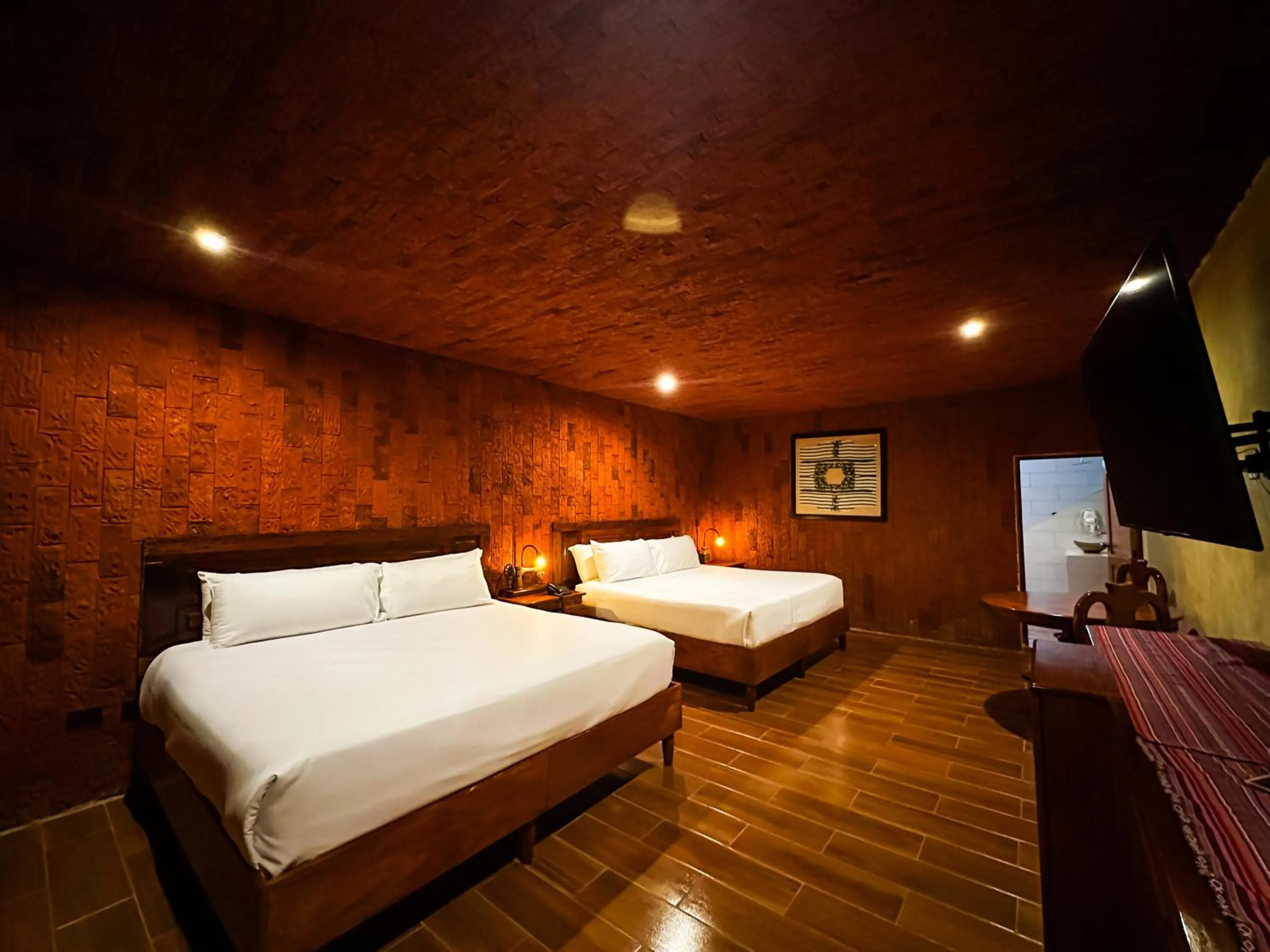 Bed in Le Suisse Spa