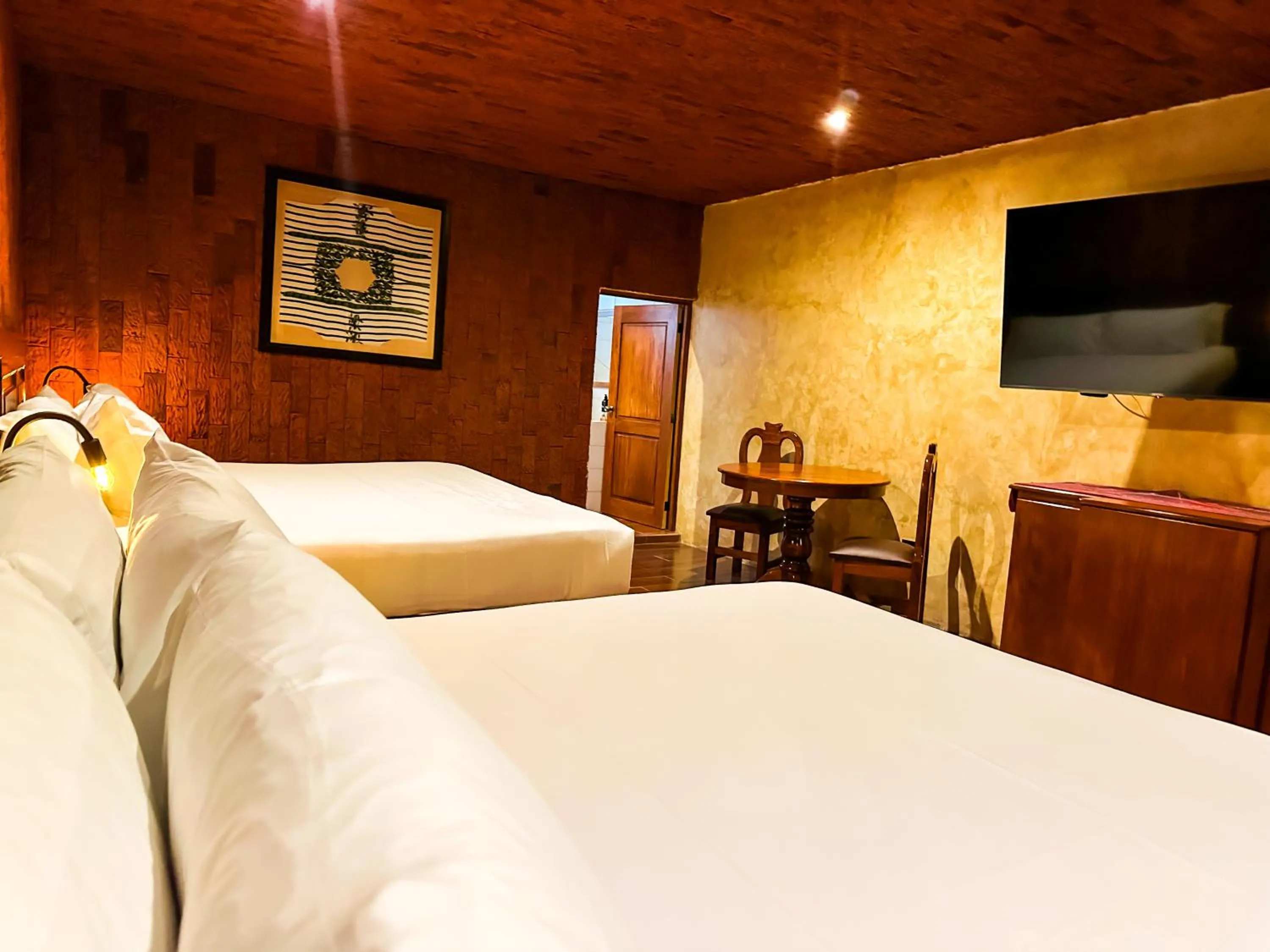 Bed in Le Suisse Spa