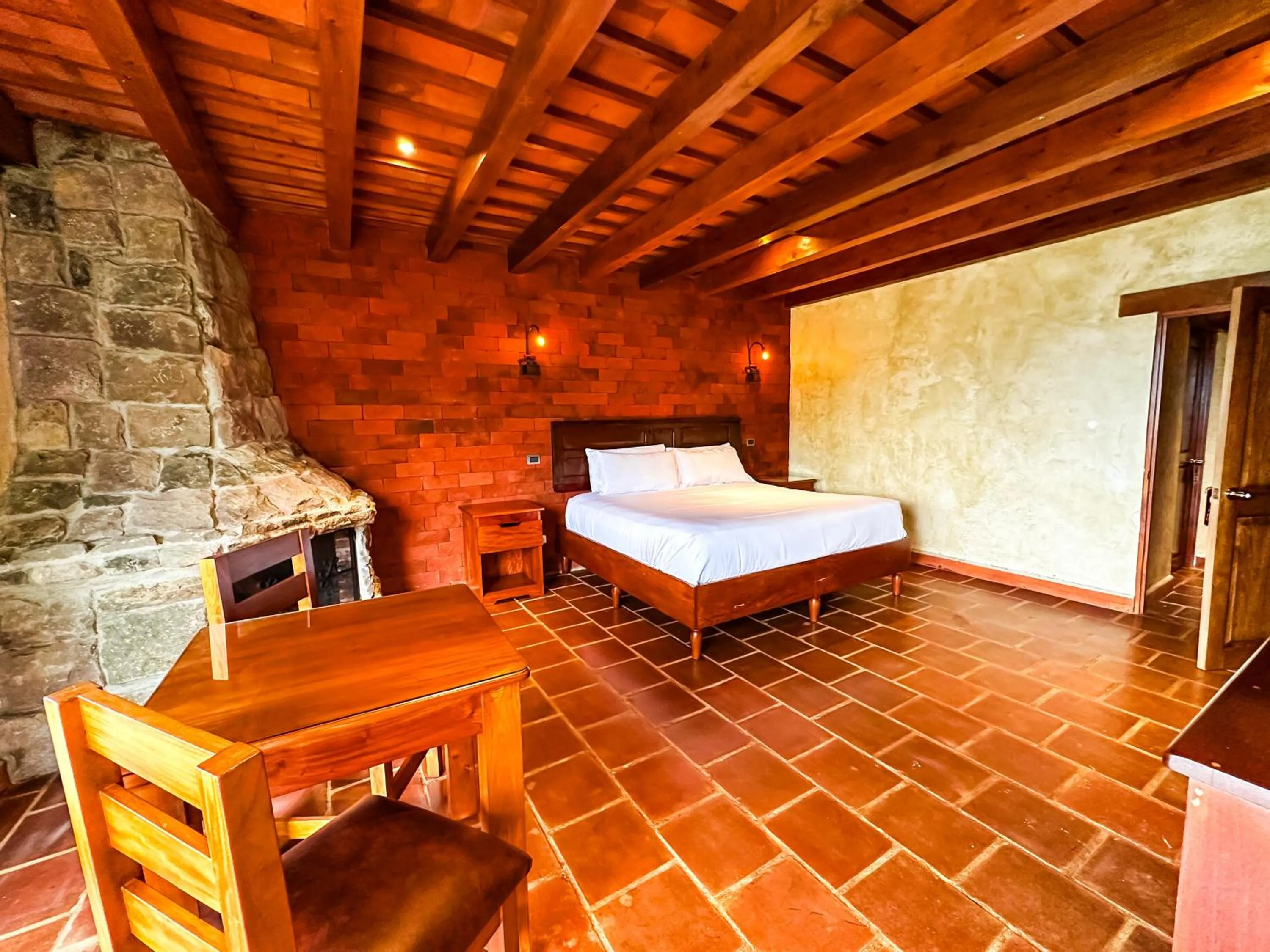 Bed in Le Suisse Spa