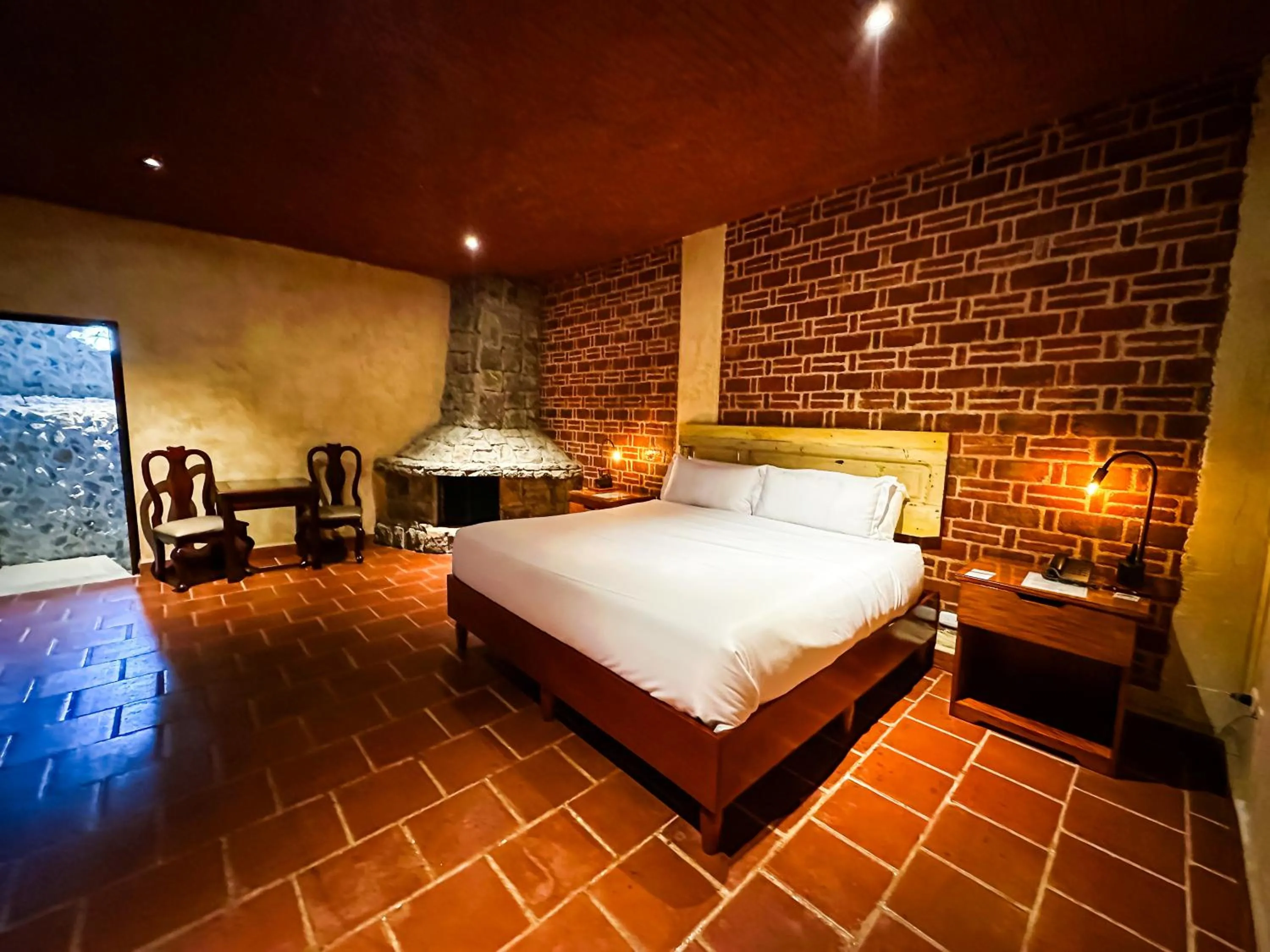 Bed in Le Suisse Spa