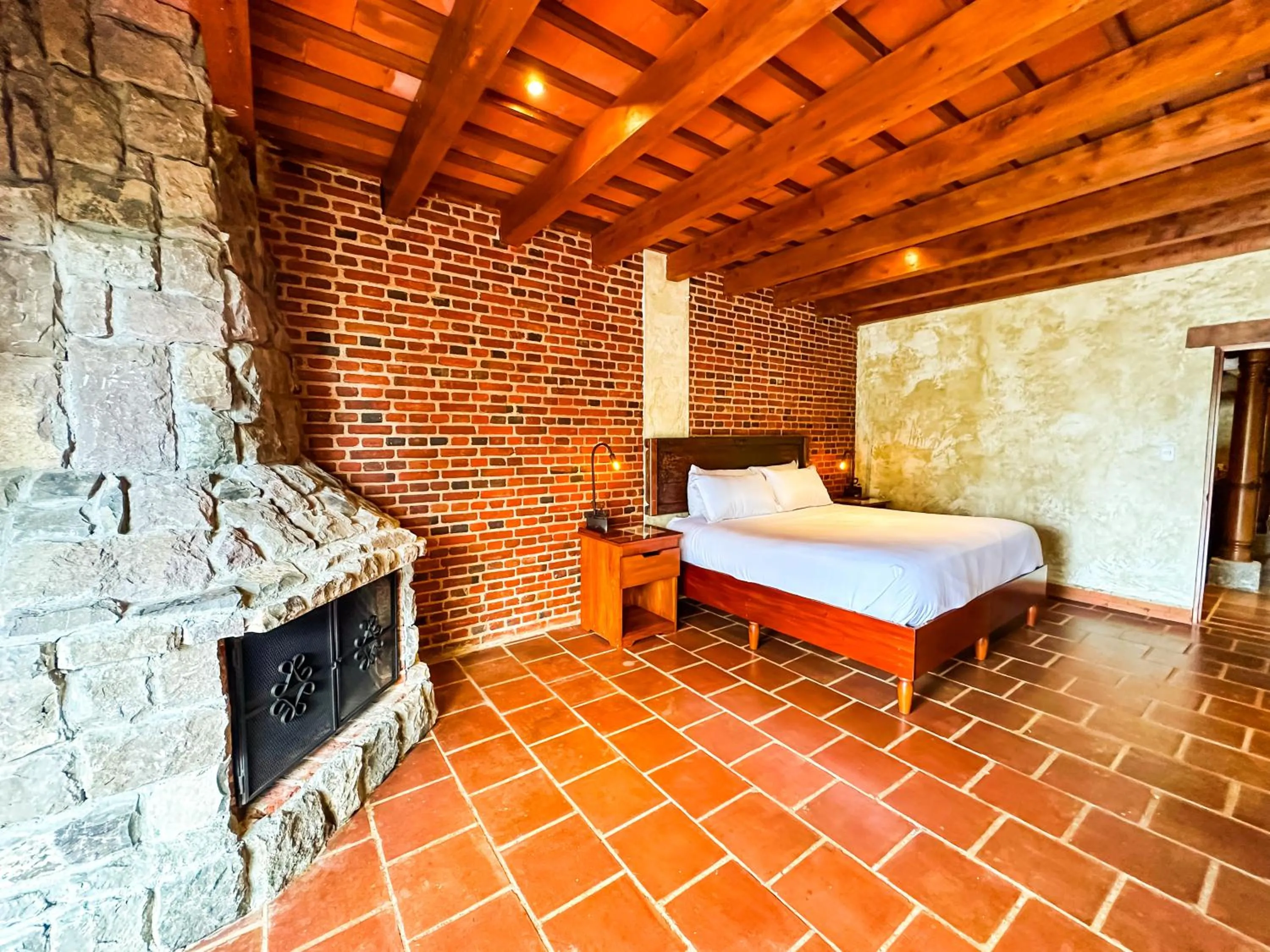 Bed in Le Suisse Spa