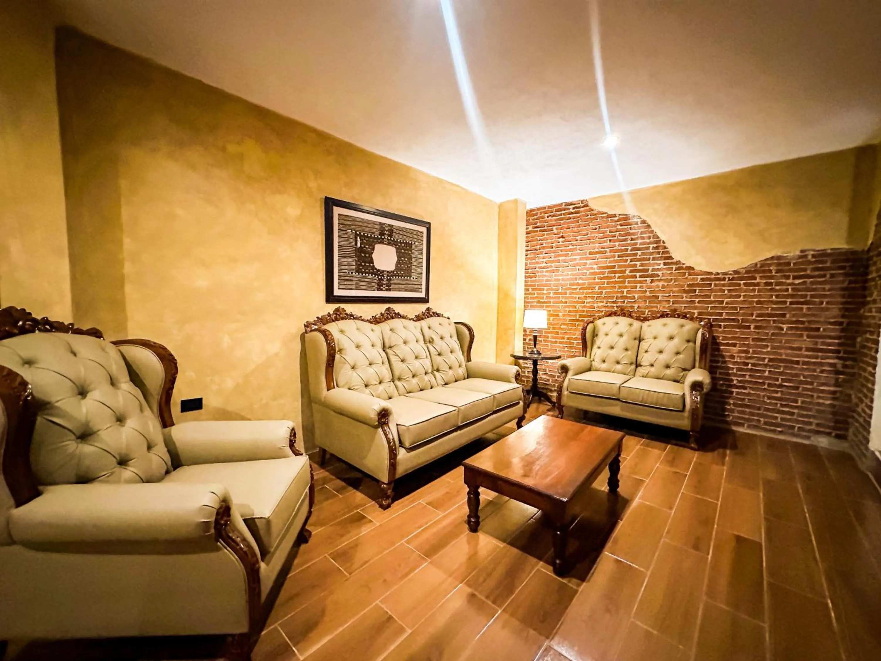 Living room in Le Suisse Spa