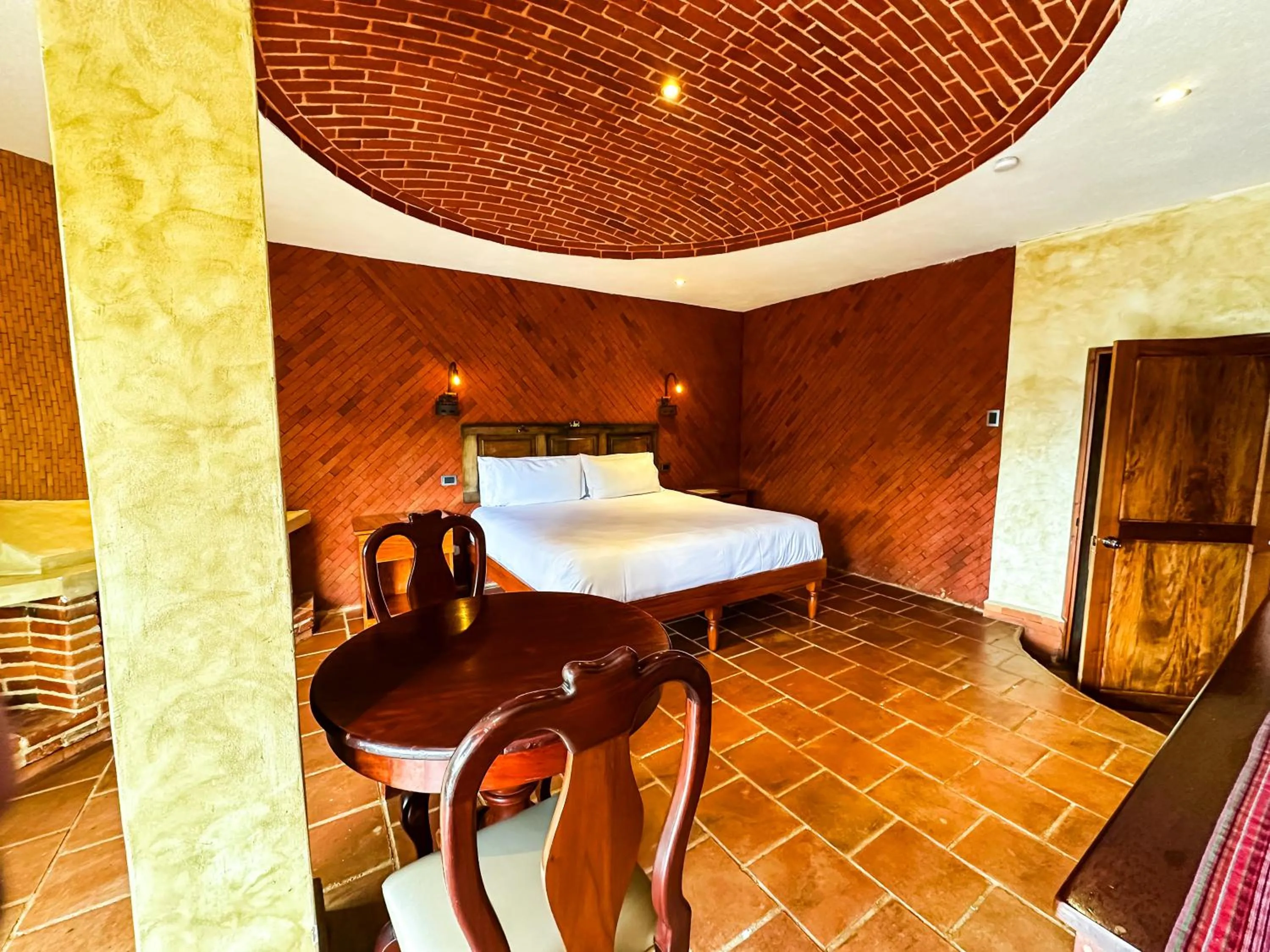 Bed in Le Suisse Spa