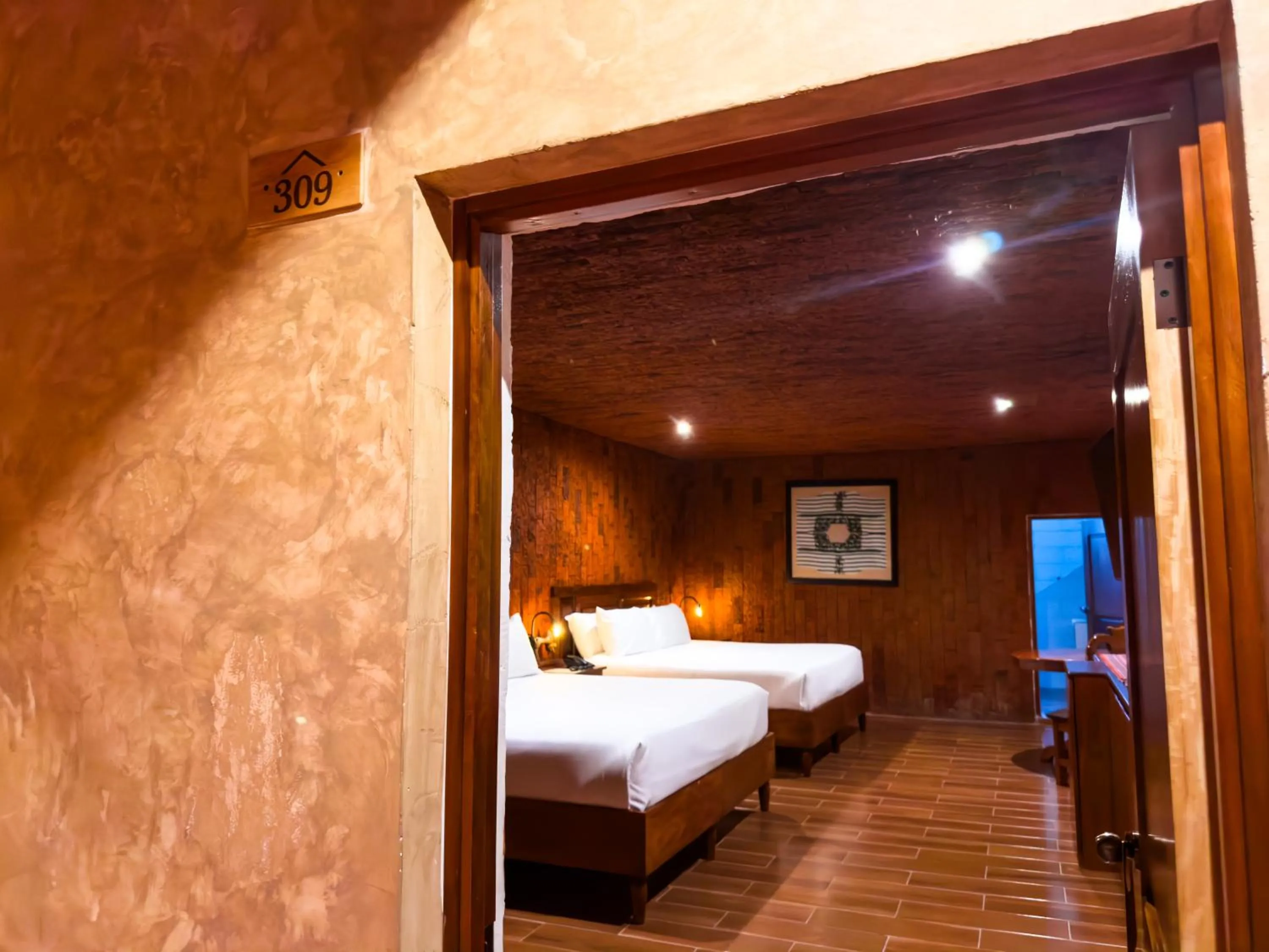 Bed in Le Suisse Spa