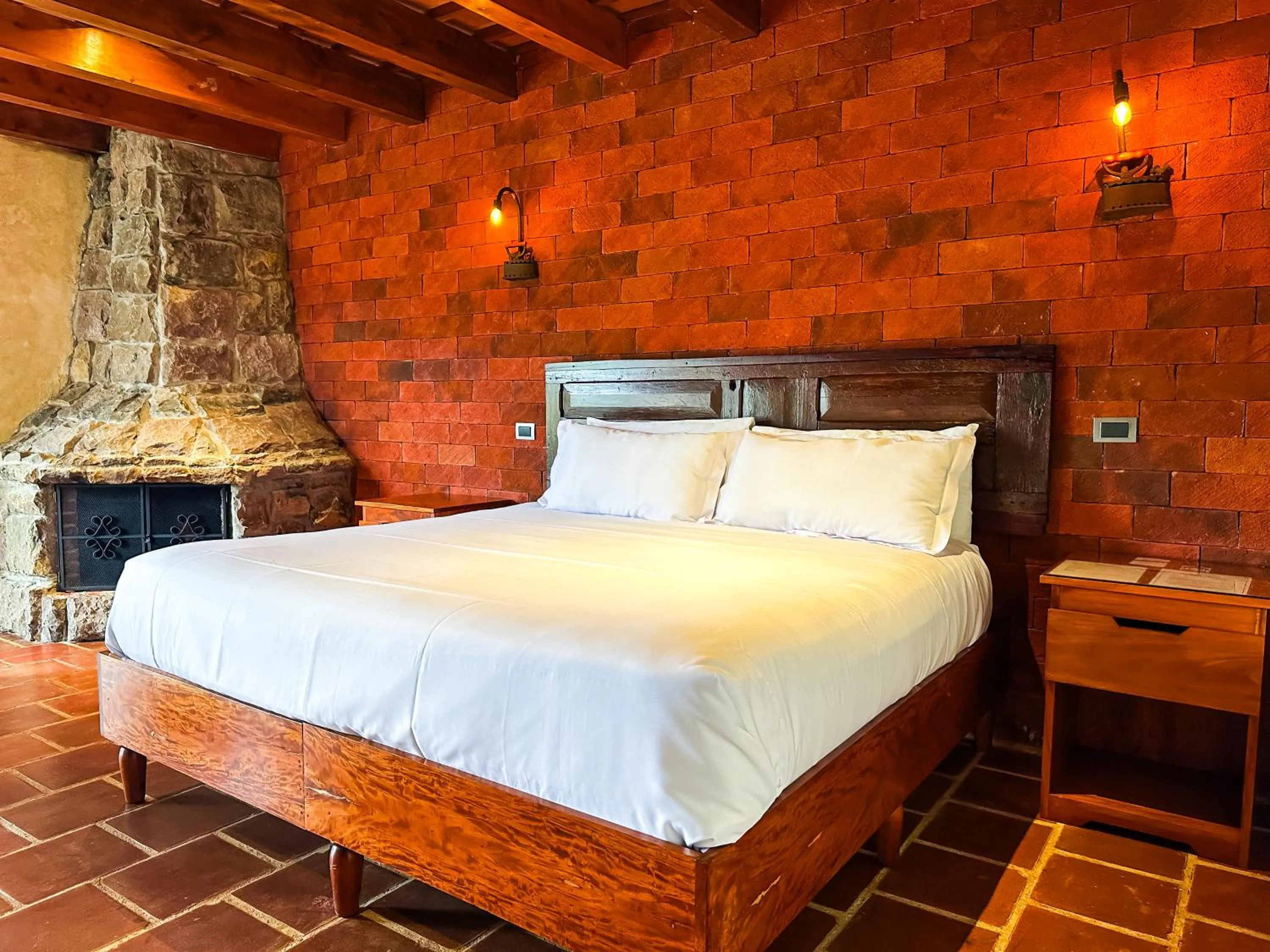 Bed in Le Suisse Spa
