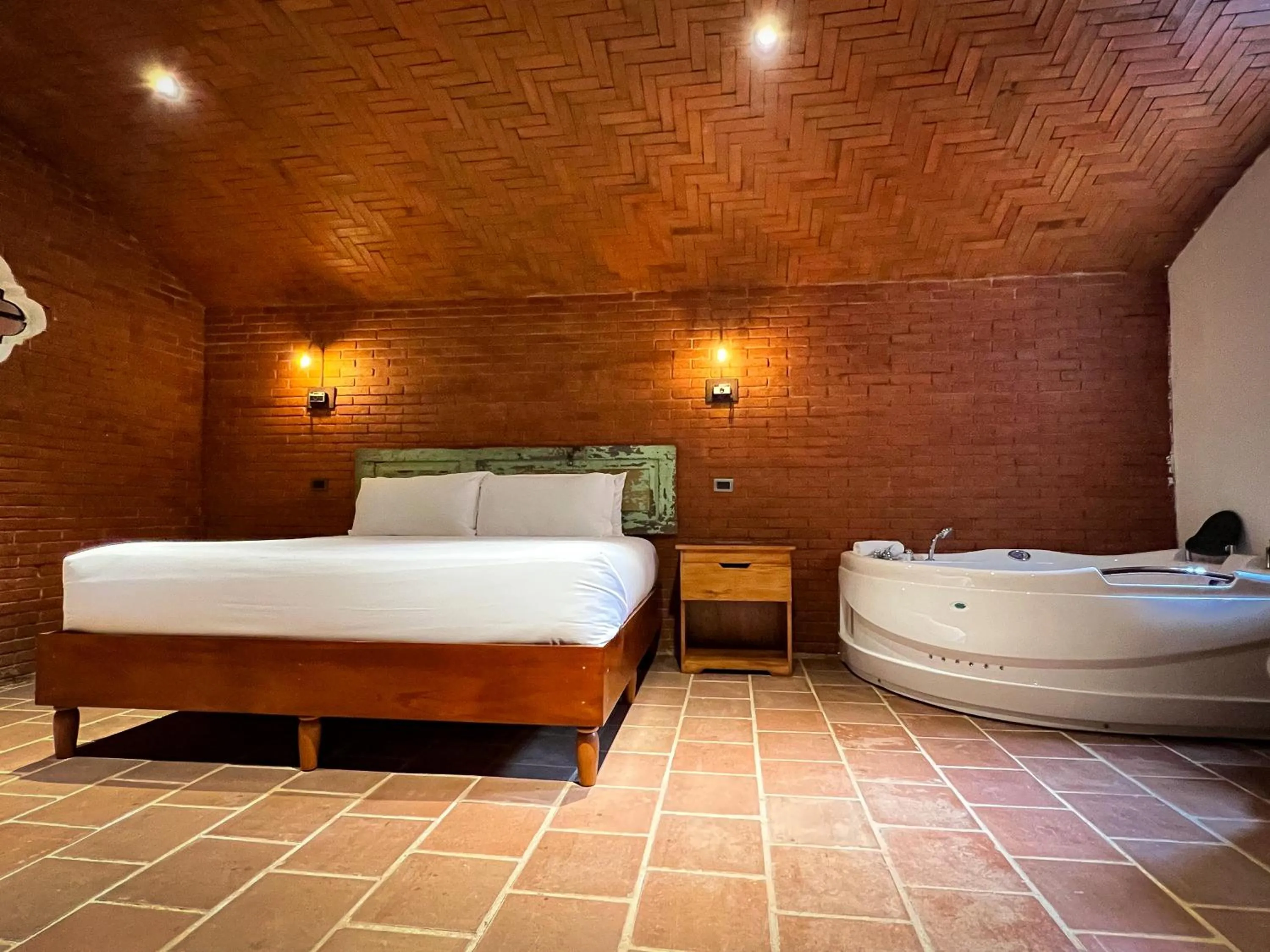 Bed in Le Suisse Spa