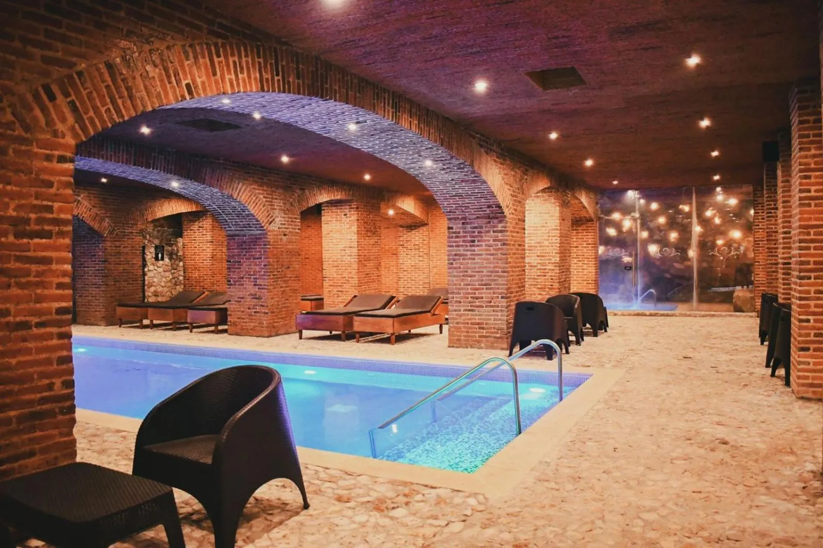Sauna in Le Suisse Spa