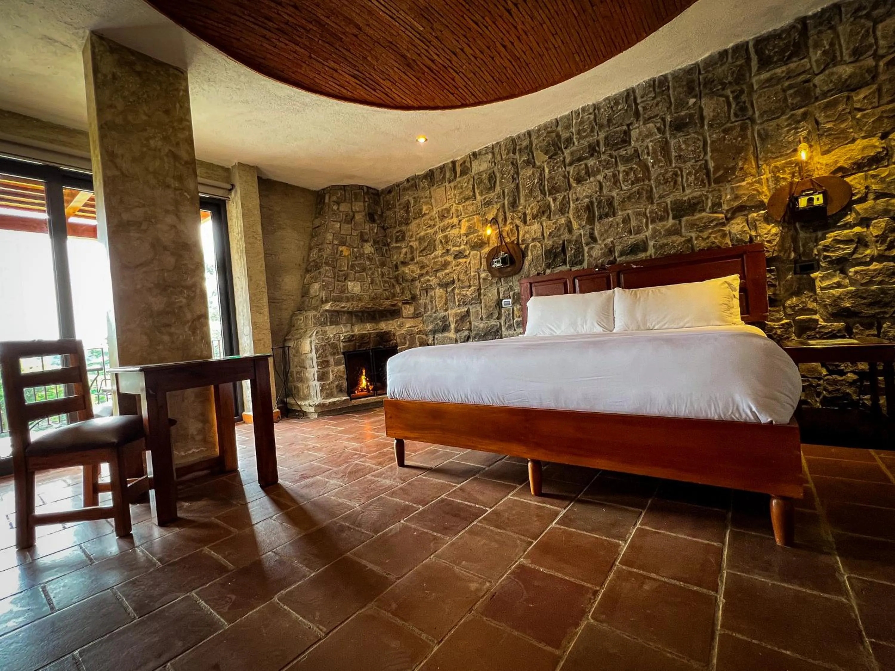Bed in Le Suisse Spa