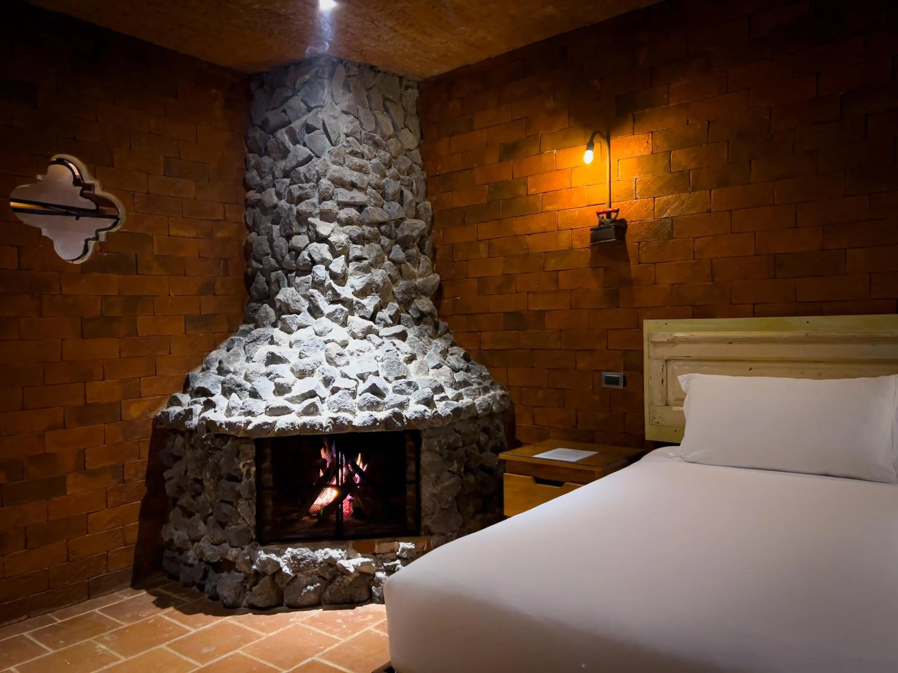 Bed in Le Suisse Spa