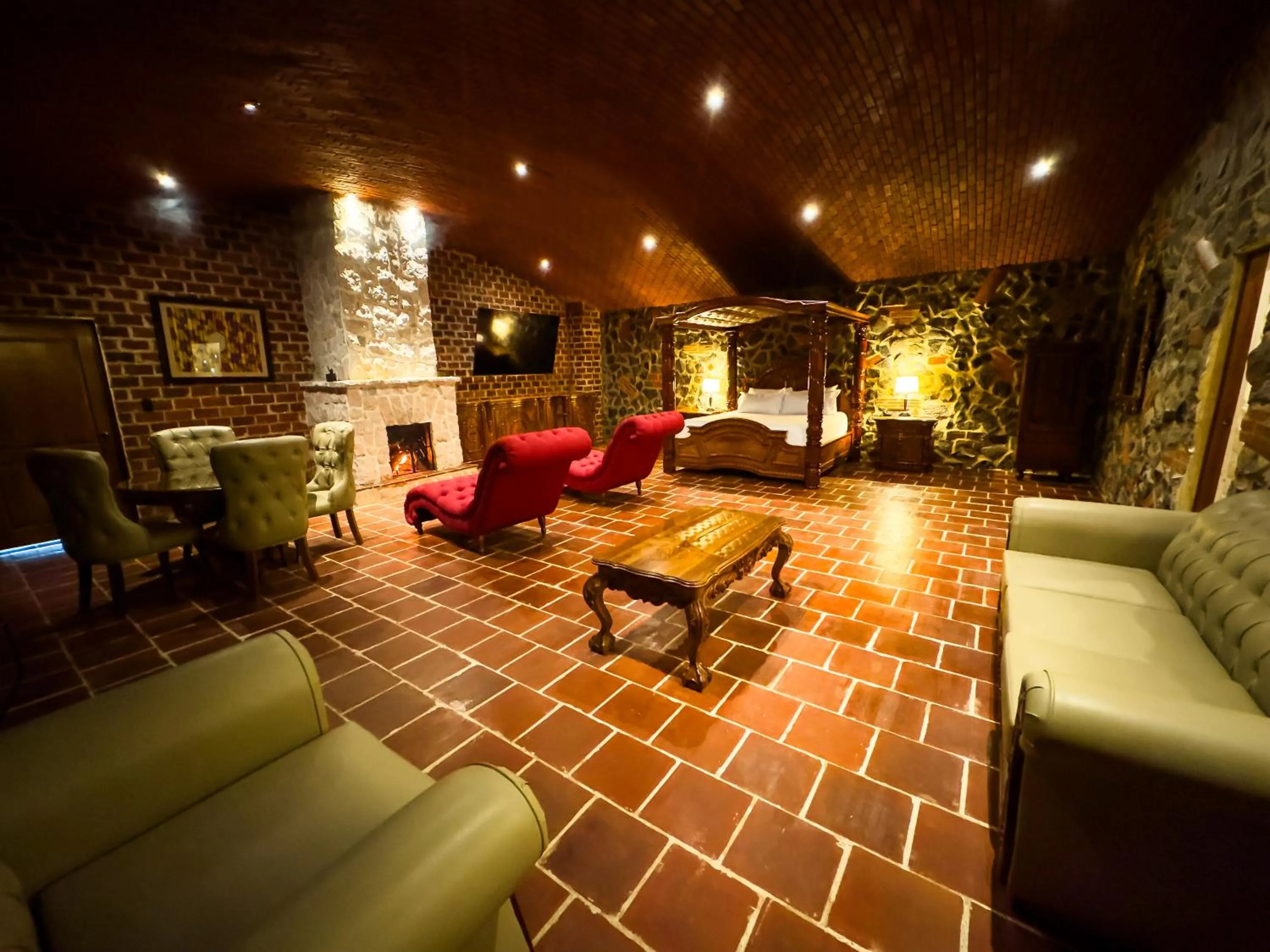 Bed in Le Suisse Spa