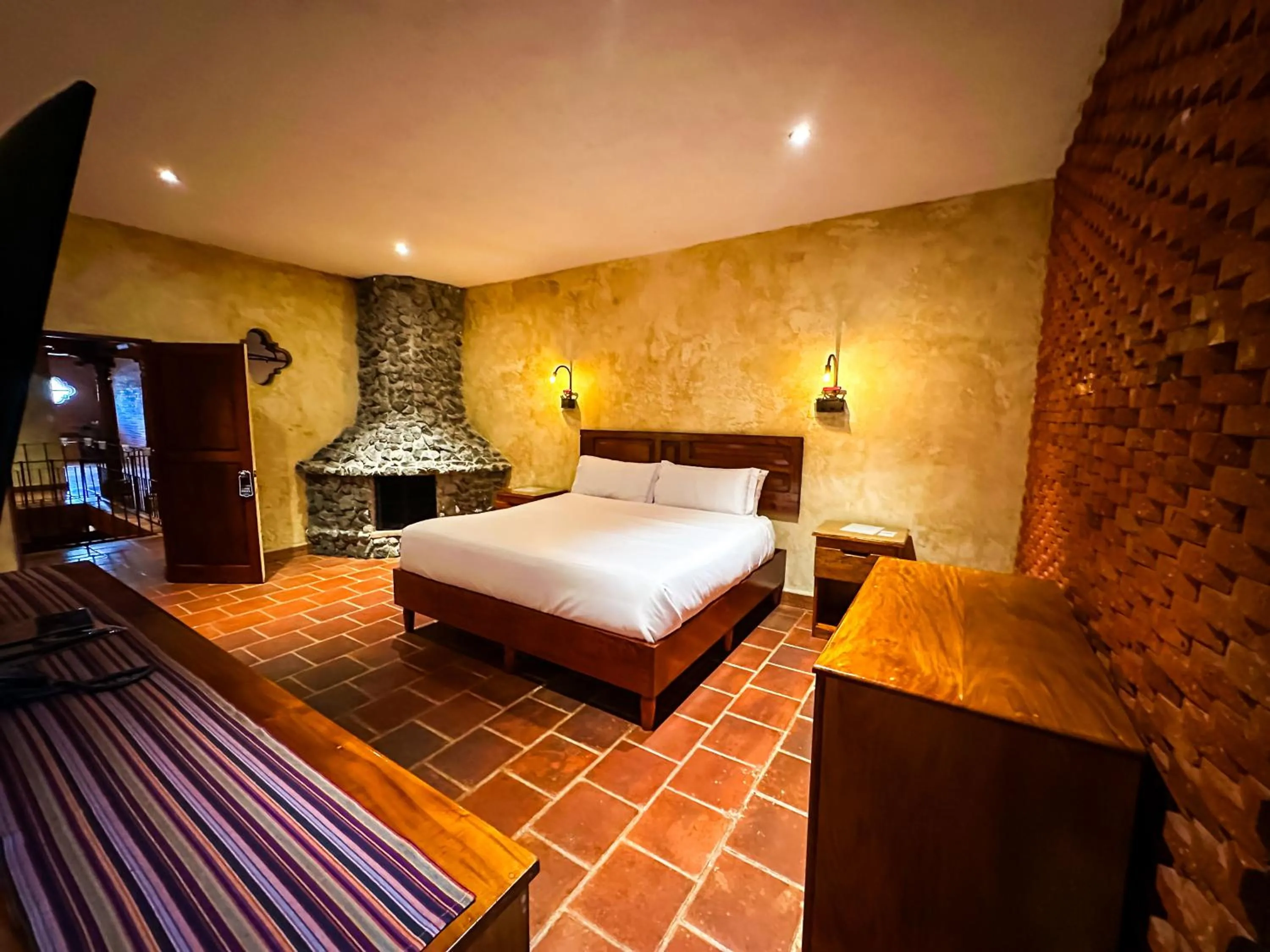 Bed in Le Suisse Spa