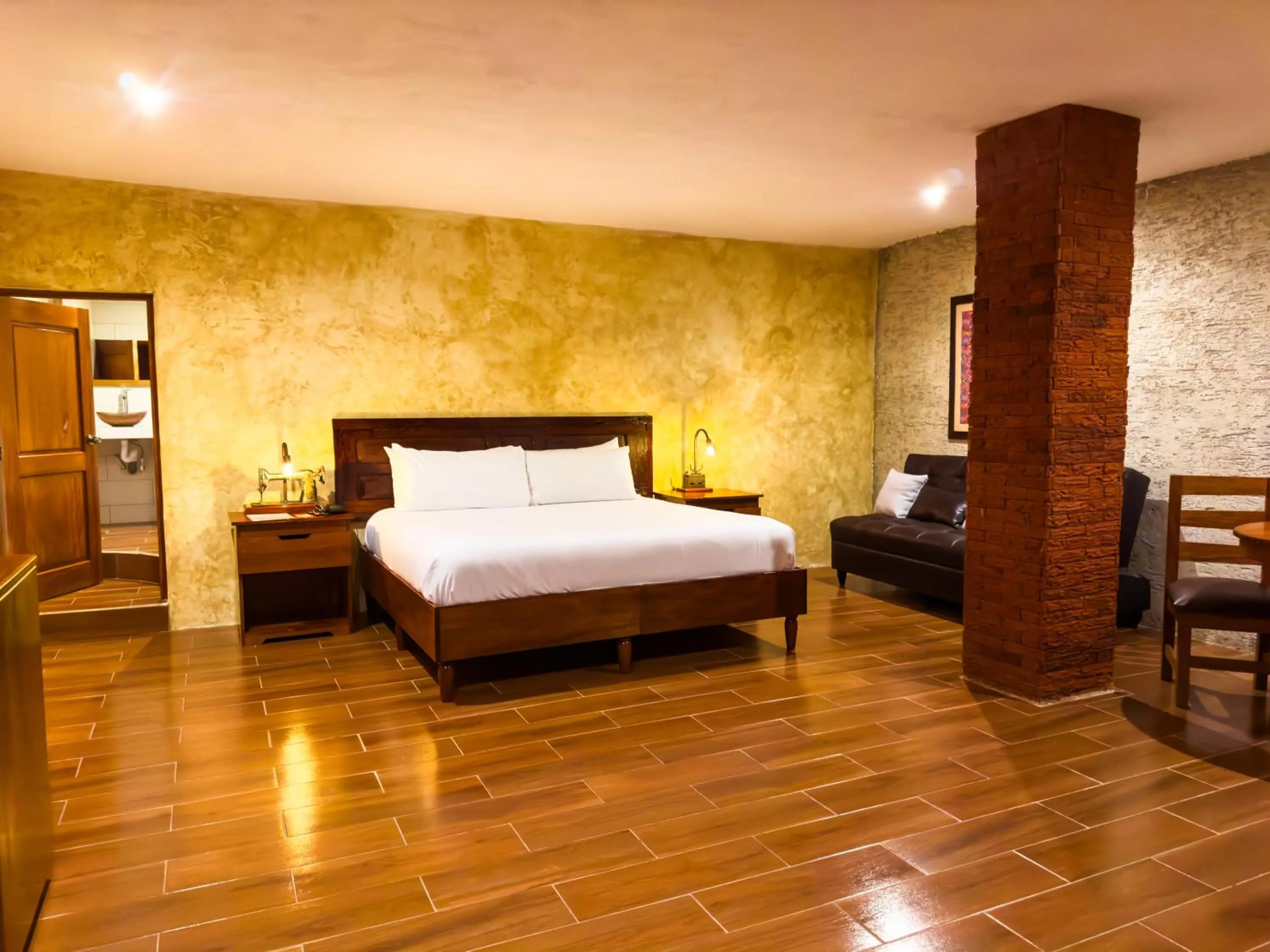 Bed in Le Suisse Spa