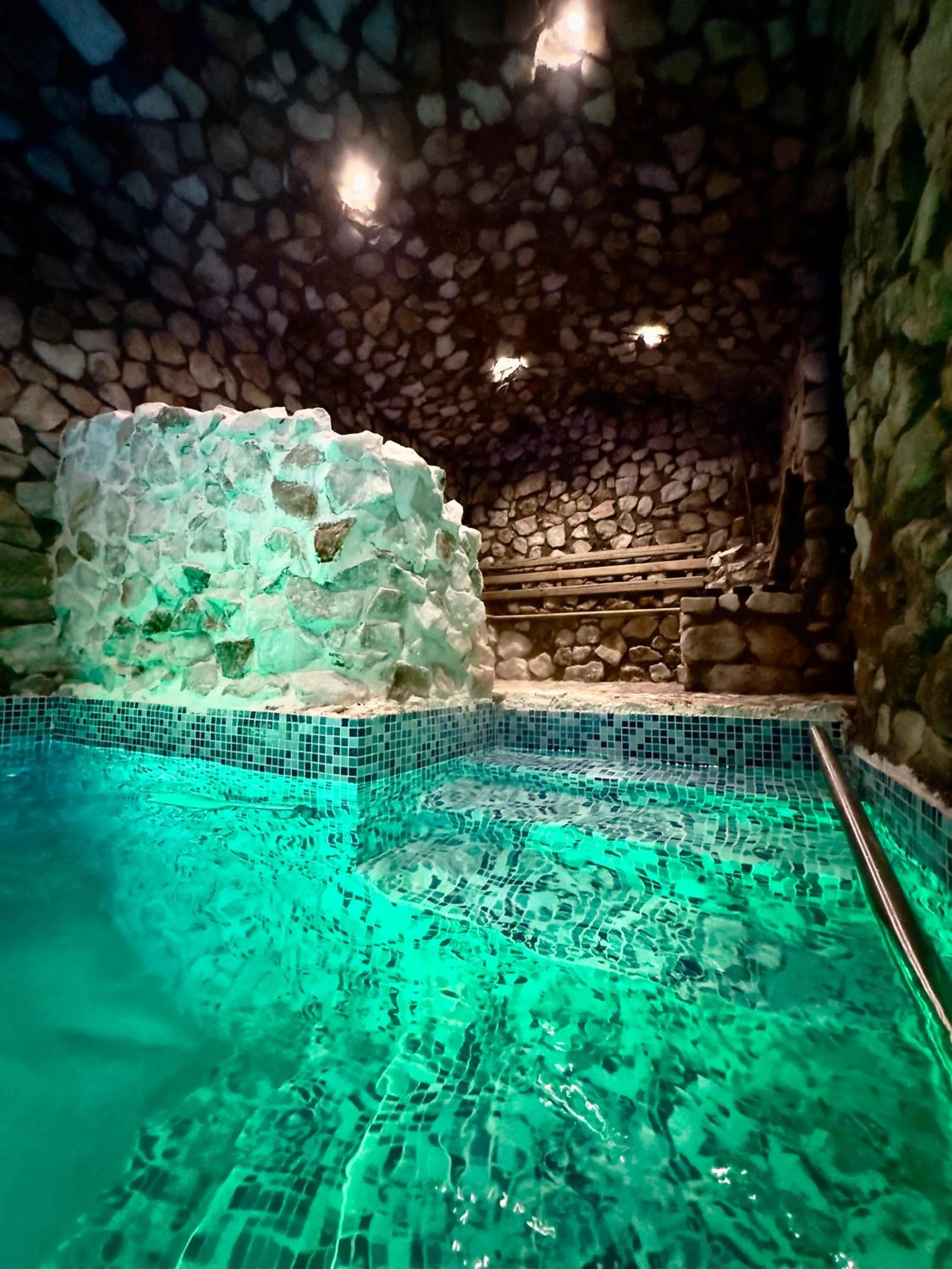 Sauna in Le Suisse Spa
