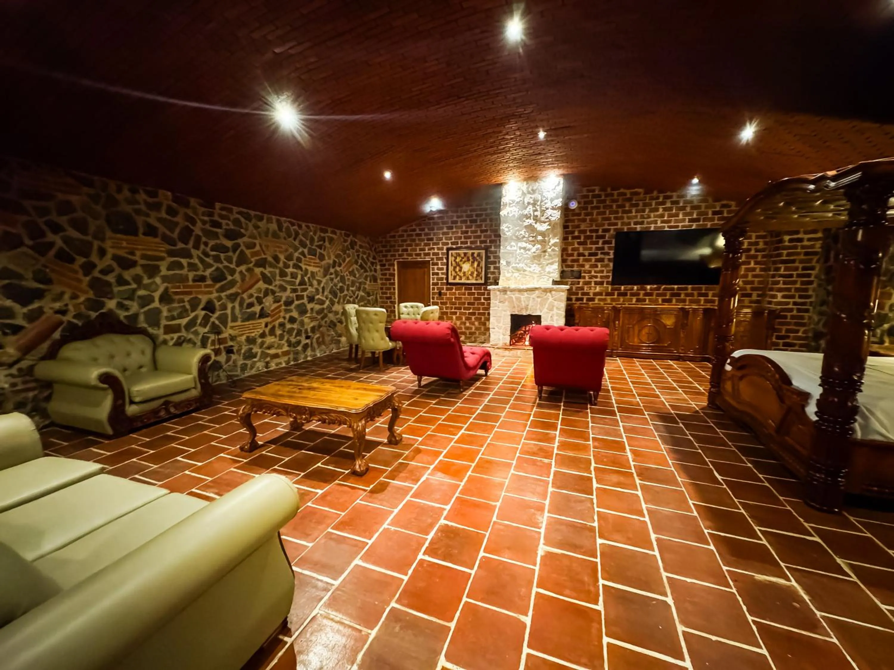 Bed in Le Suisse Spa